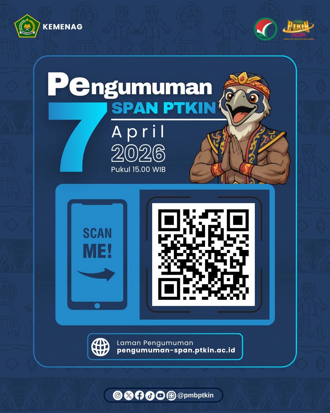 Pengumuman SPAN -PTKIN 2026