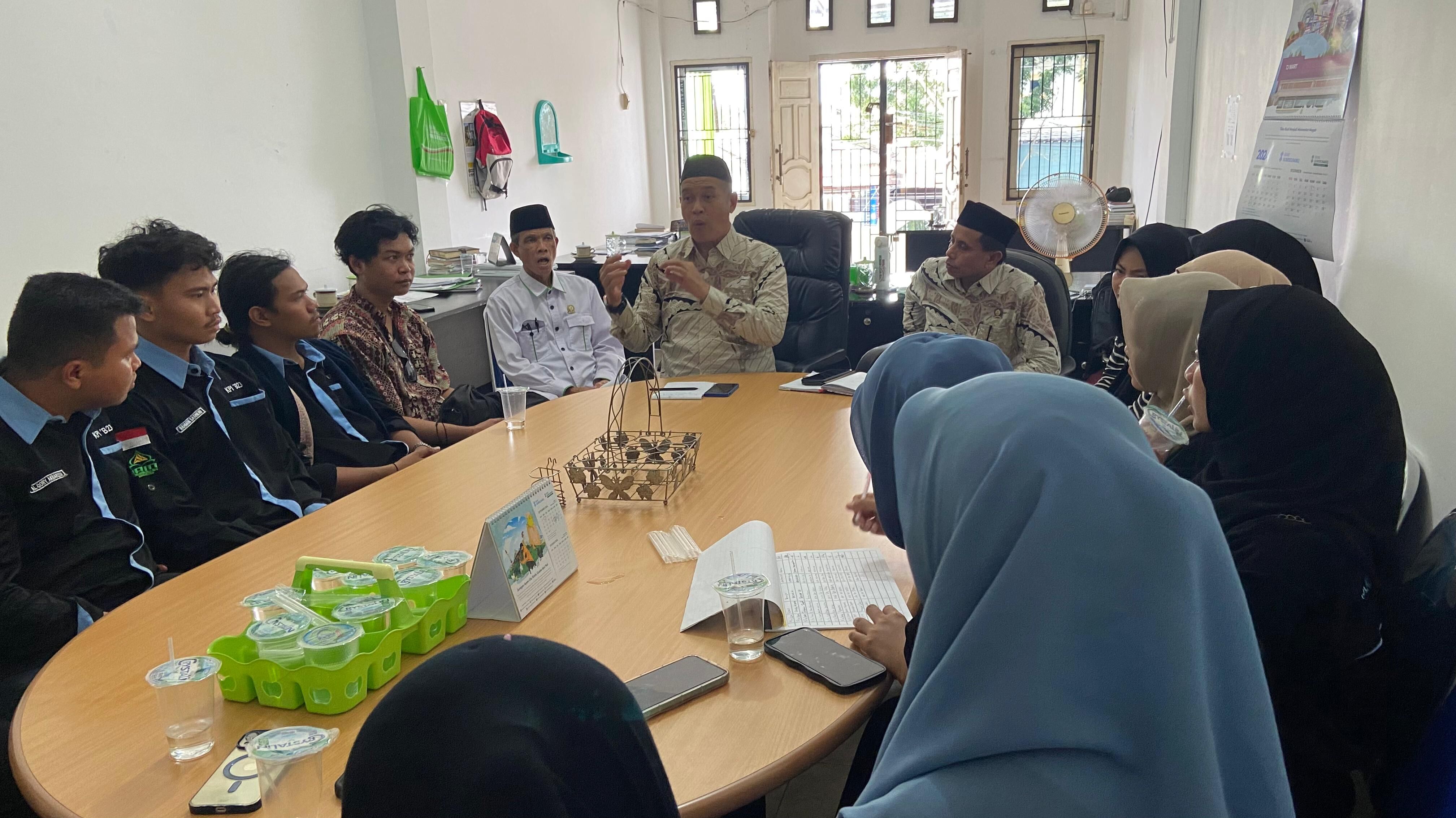 17 Mahasiswa Prodi KPI IAIN SAS Babel Kunjungi BAZNAS Kota Pangkal Pinang