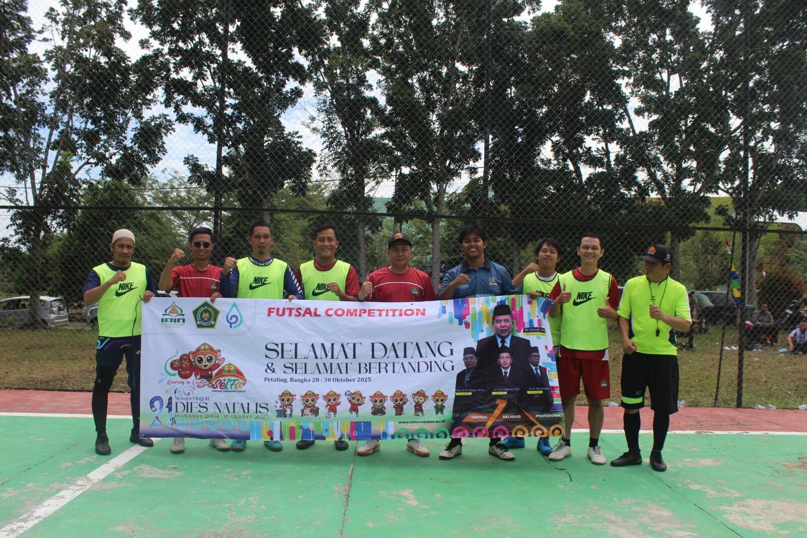6 Tim Futsal Berlaga pada Ajang Dies Natalis ke 21 IAIN SAS Babel