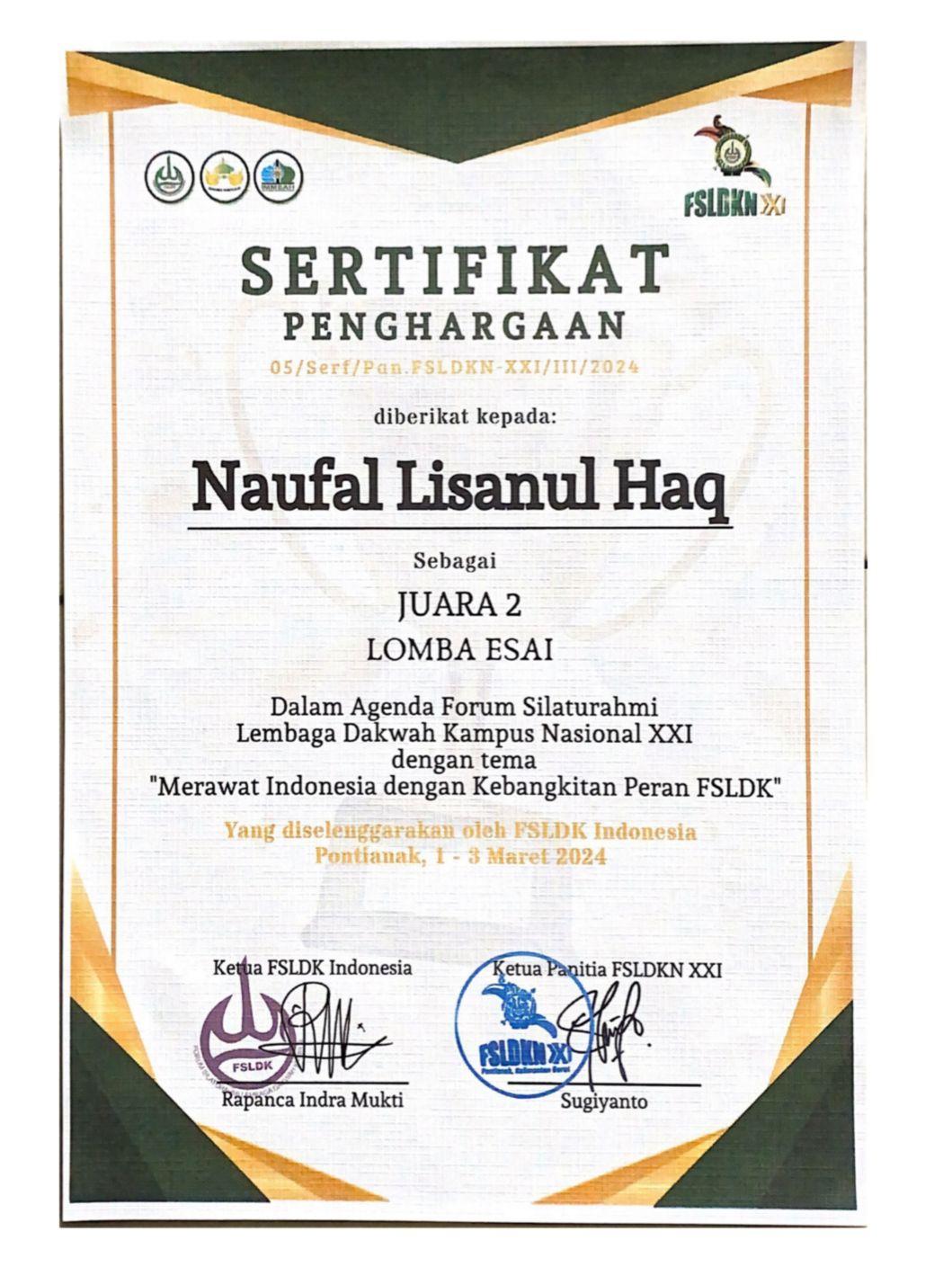Alhamdulillah!  Mahasiswa IAIN SAS Babel Raih Juara 2 Lomba Esai Tingkat Nasional