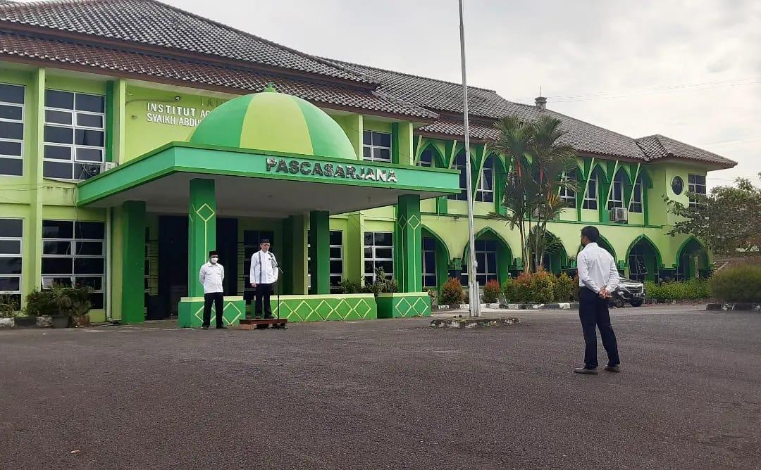 Wakil Rektor I Beri Arahan Untuk  Bekerjalah Sesuai Tupoksi Pada Apel Pagi IAIN SAS Bangka Belitung
