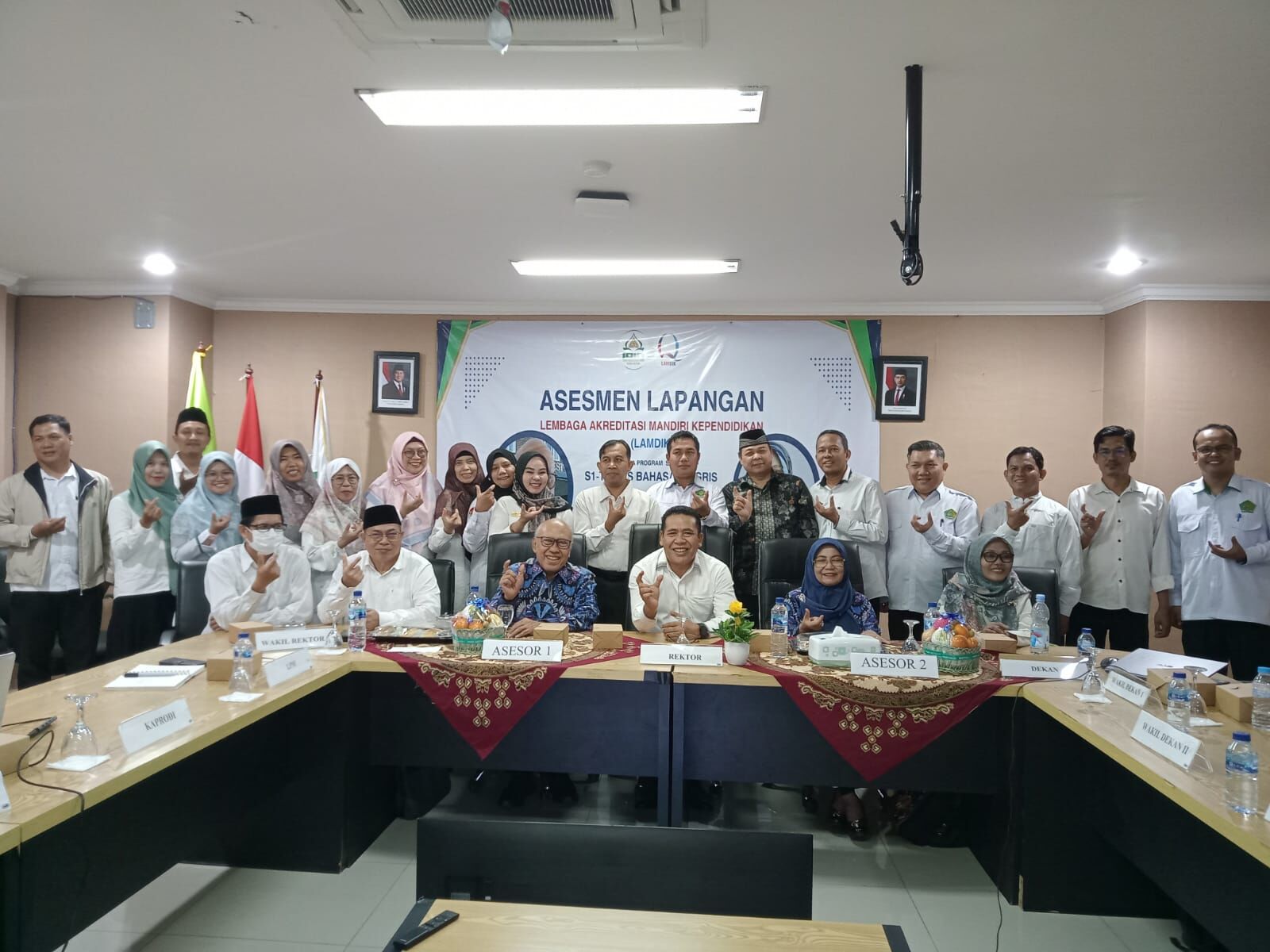 Asesmen Lapangan oleh Tim Asesor Lamdik, Prodi TBI Harapkan Hasil Maksimal