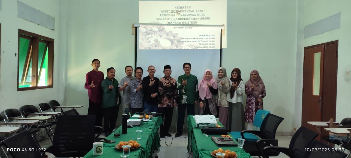Audit Mutu Internal Program Studi di Fakultas Dakwah dan Komunikasi Islam IAIN SAS Babel mulai dilaksanakan