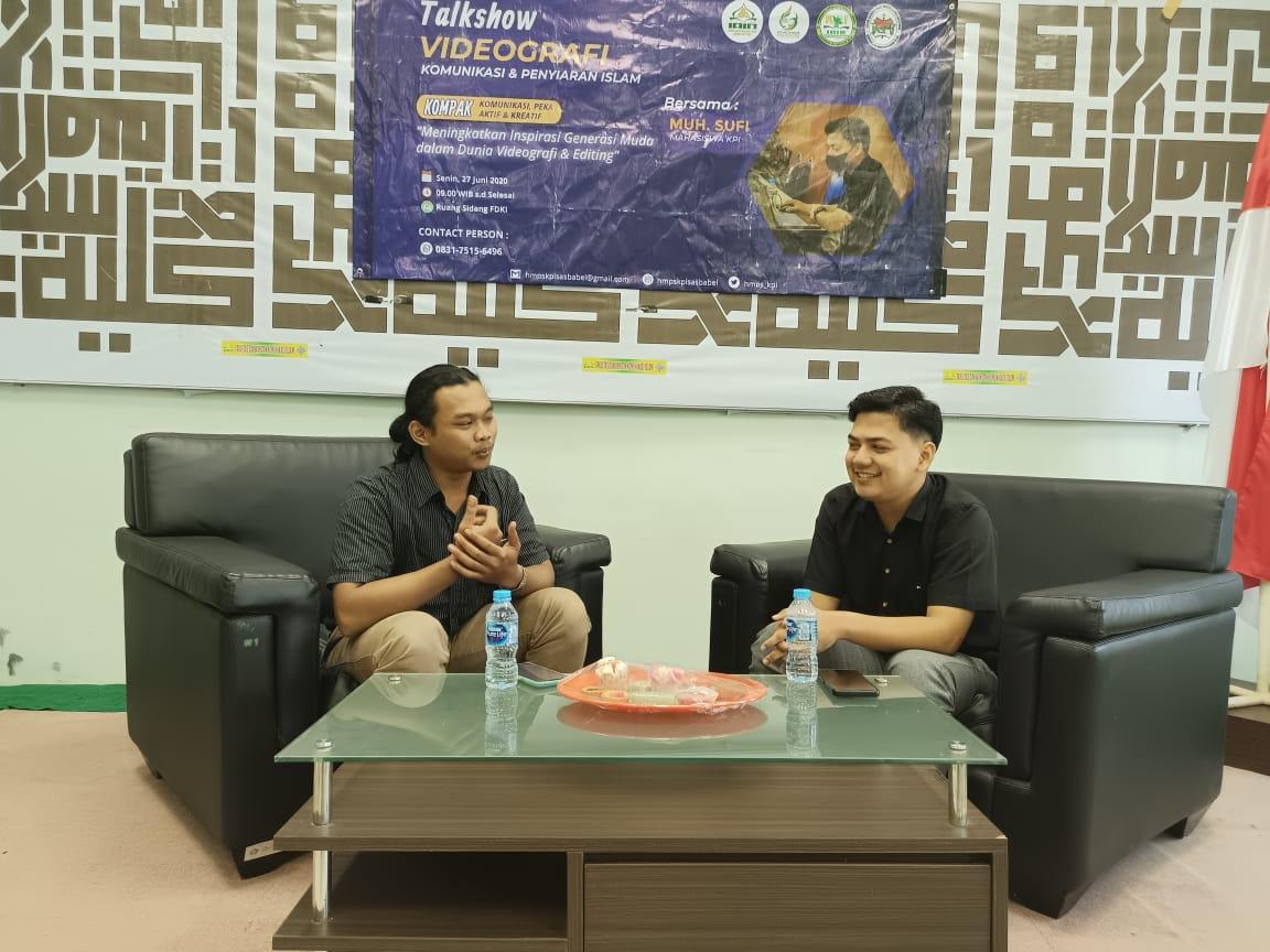 Mahasiswa Prodi KPI IAIN SAS Bangka Belitung  Adakan Talk Show Inspiratif