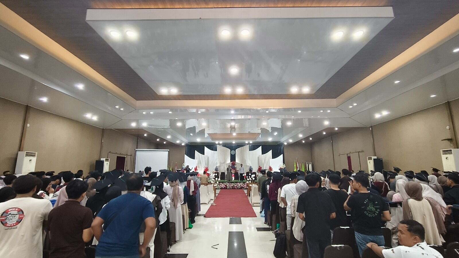 Besok Wisuda! Sebanyak 251 Calon Wisudawan Pascasarjana dan Sarjana IAIN SAS Babel Ikut Gladi Resik