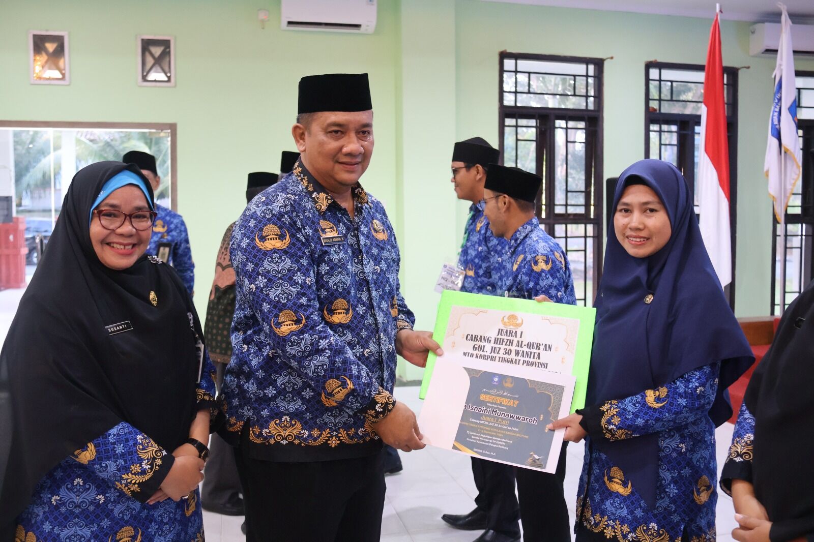Bikin Bangga, 4 ASN Dosen IAIN SAS Babel Raih Juara Pada Lomba MTQ KORPRI Tingkat Provinsi Babel