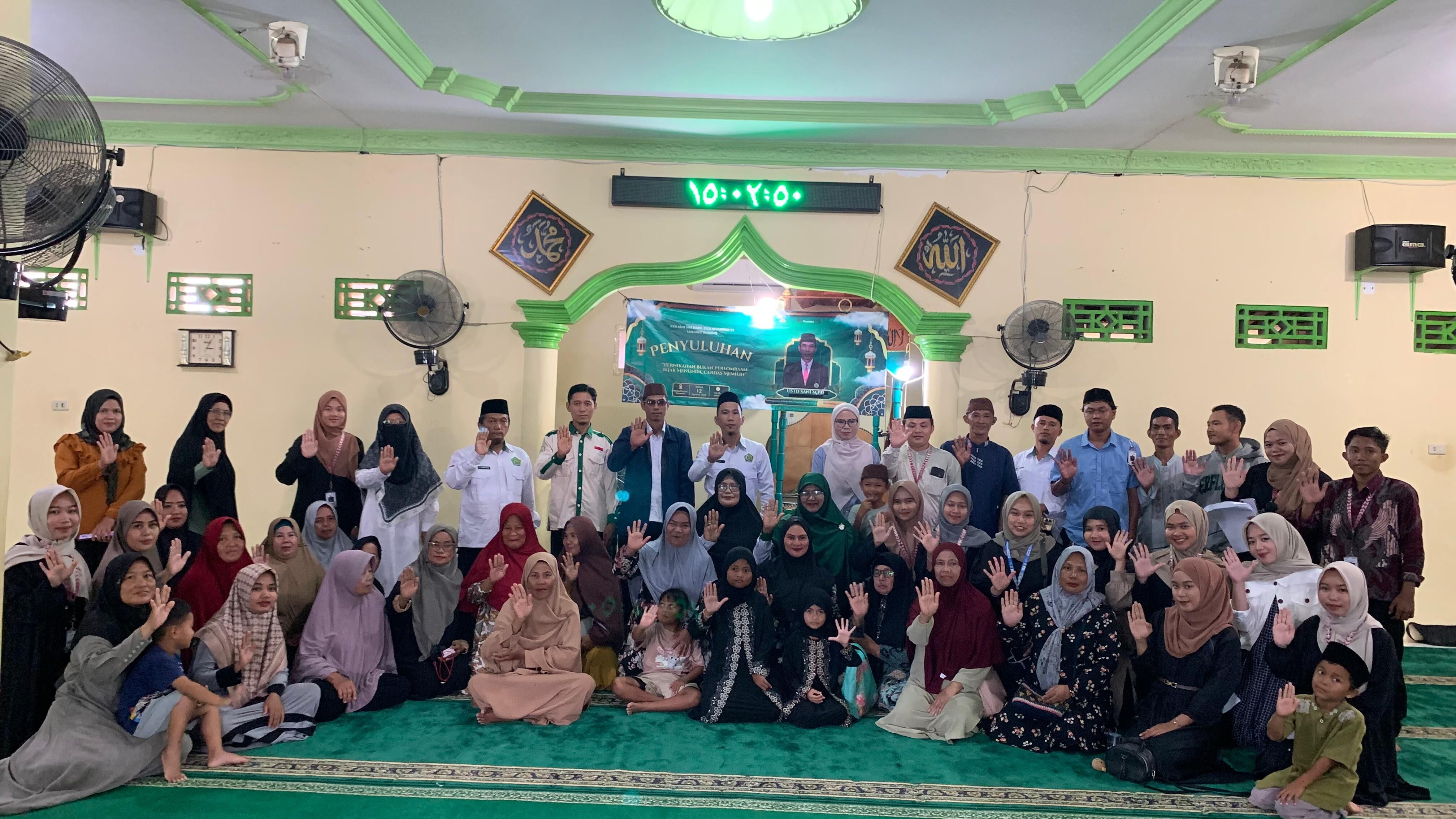 Cegah Pernikahan Dini, Mahasiswa KKN IAIN SAS Babel Gelar Penyuluhan di Desa Tanjung Gunung