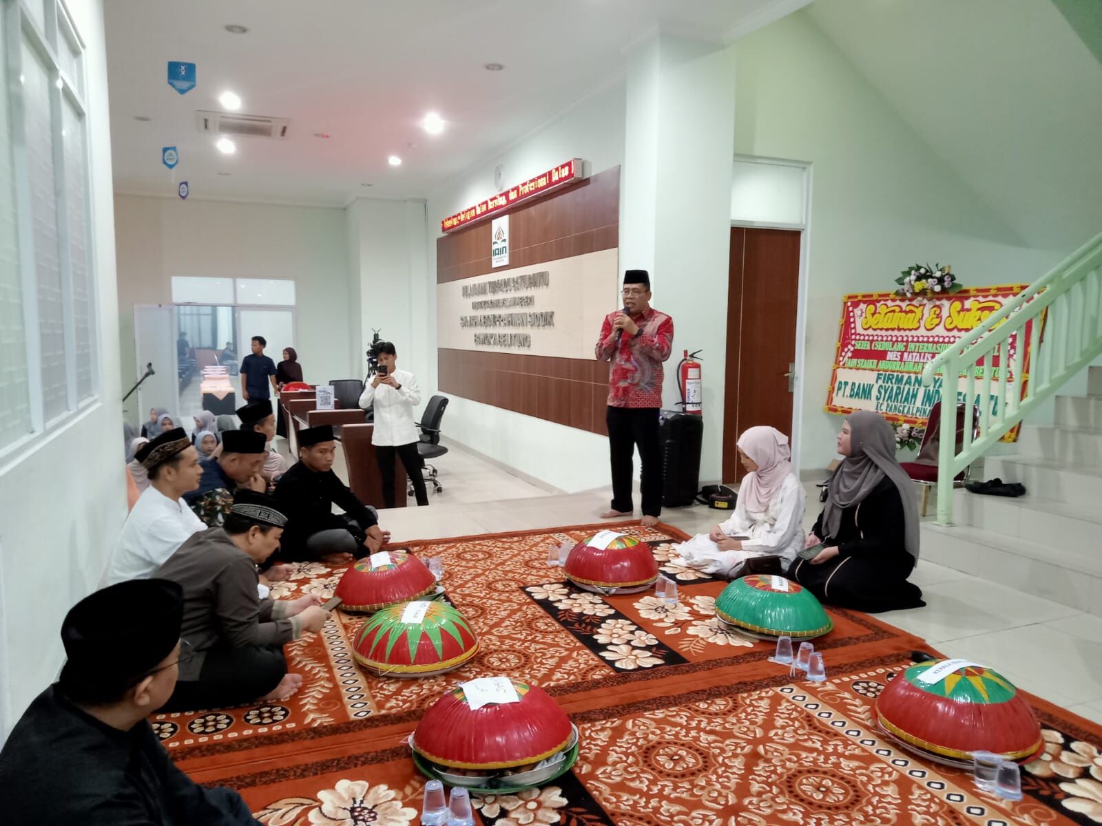 Civitas Akademika IAIN SAS Bangka Belitung Rayakan Dies Natalis ke-21 dengan Nganggung Bersama