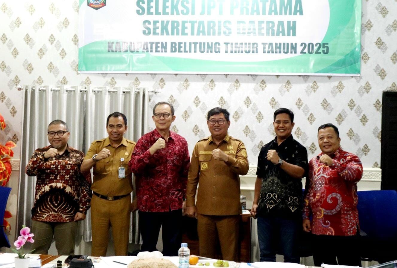 Dekan FSEI IAIN SAS Kembali Uji Kemampuan Calon Sekda Dan Kepala Dinas Belitung Timur