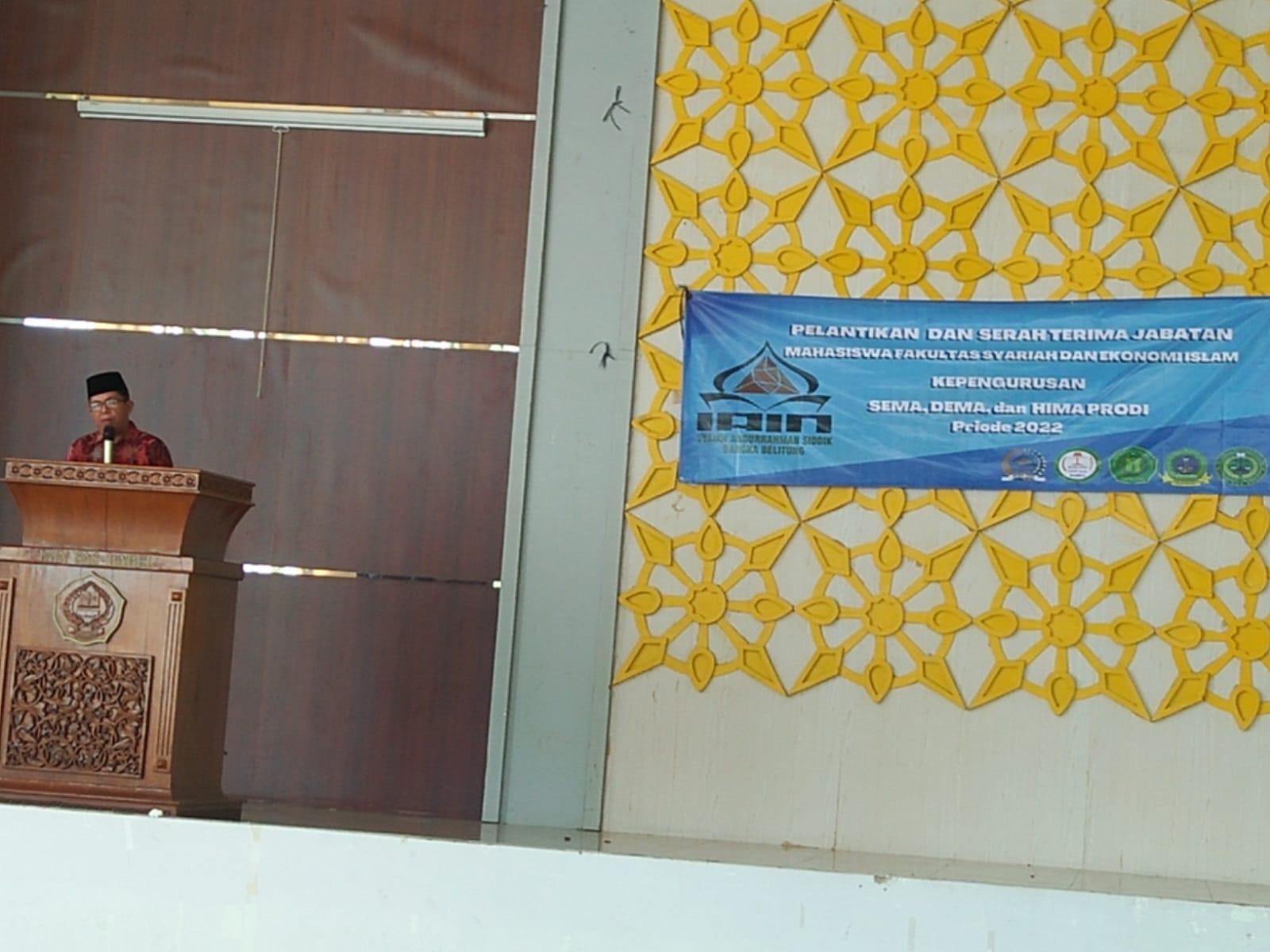 Dekan FSEI Resmi Lantik Pengurus Ormawa Baru Masa Jabatan 2022