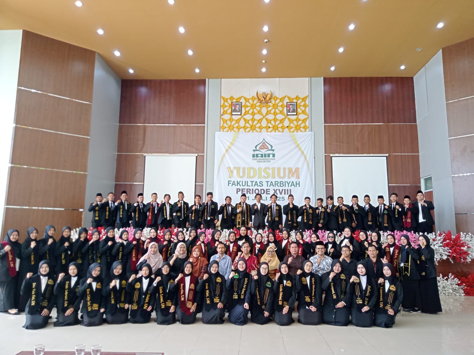 Diikuti oleh 122 Peserta, Fakultas Tarbiyah Gelar Yudisium XIX