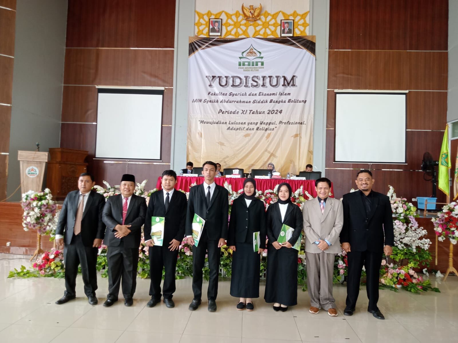 Diikuti oleh 82 Peserta, Fakultas Syariah dan Ekonomi Islam Gelar Yudisium ke-XI