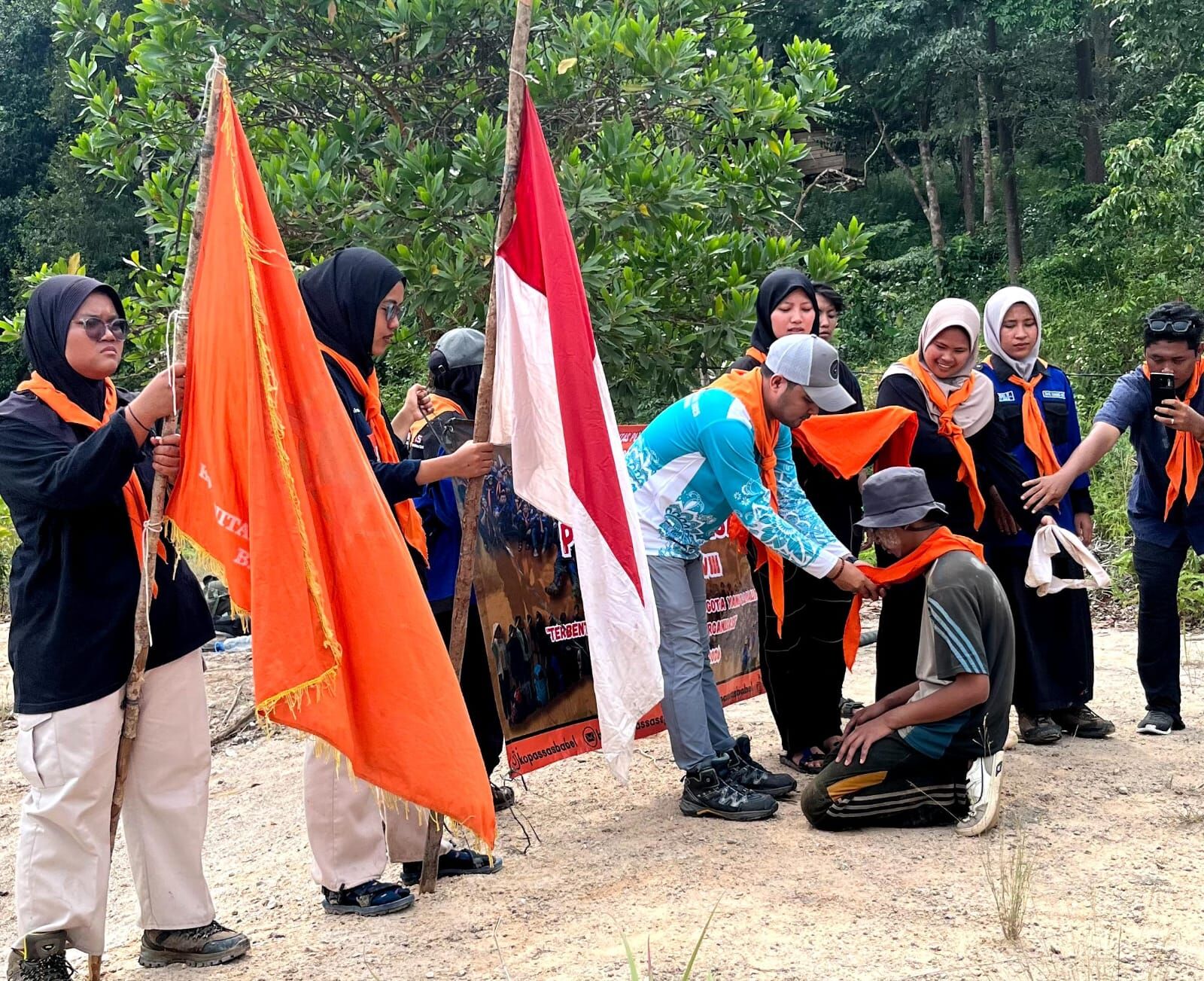Diksar XVIII Berjalan Sukses, Kopassas IAIN SAS Babel Sambut Anggota Baru Aruna Pavana