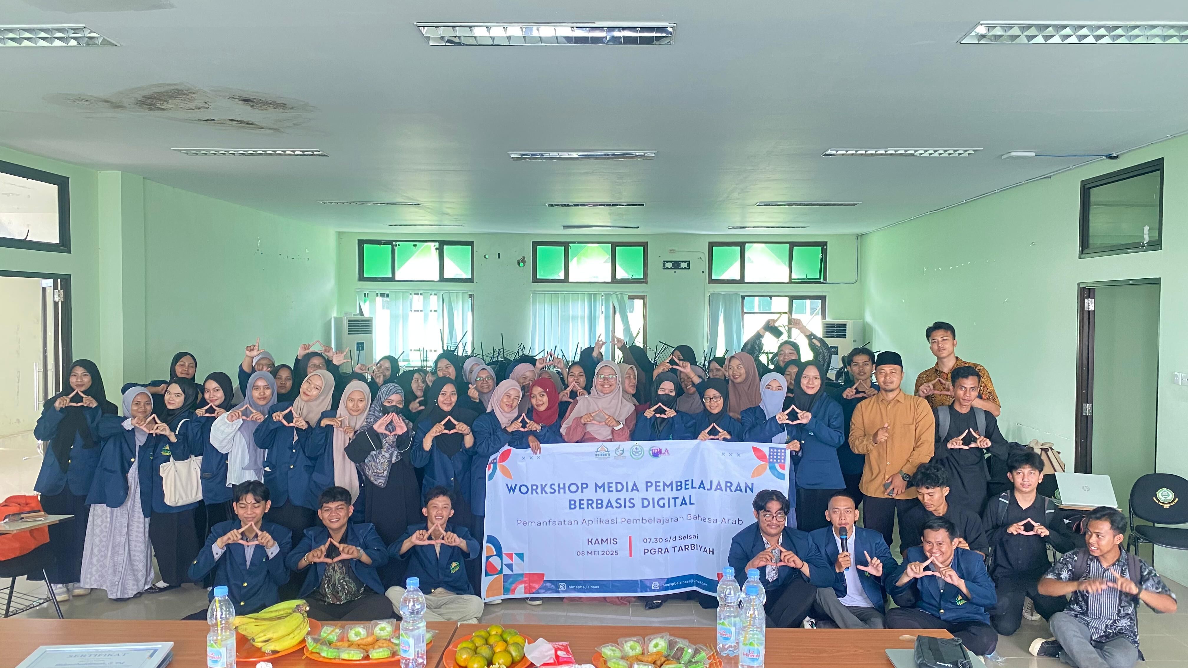 Dorong Inovasi Pembelajaran Bahasa Arab, HIMA PBA Gelar Workshop Media Berbasis Digital
