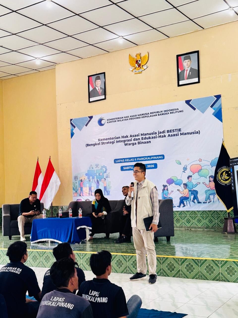 Dosen IAIN SAS Babel Bedah Konsep BESTIE-HAM di Lapas Kelas IIA Pangkalpinang: Menjaga Martabat di Balik Jeruji