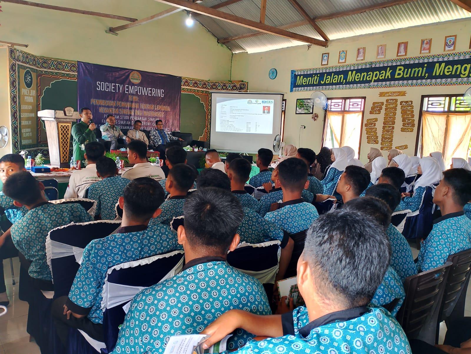 Dosen Prodi Perbankan Syariah IAIN SAS Babel Gelar Society Empowering di Pondok Pesantren Daarul Istiqomah