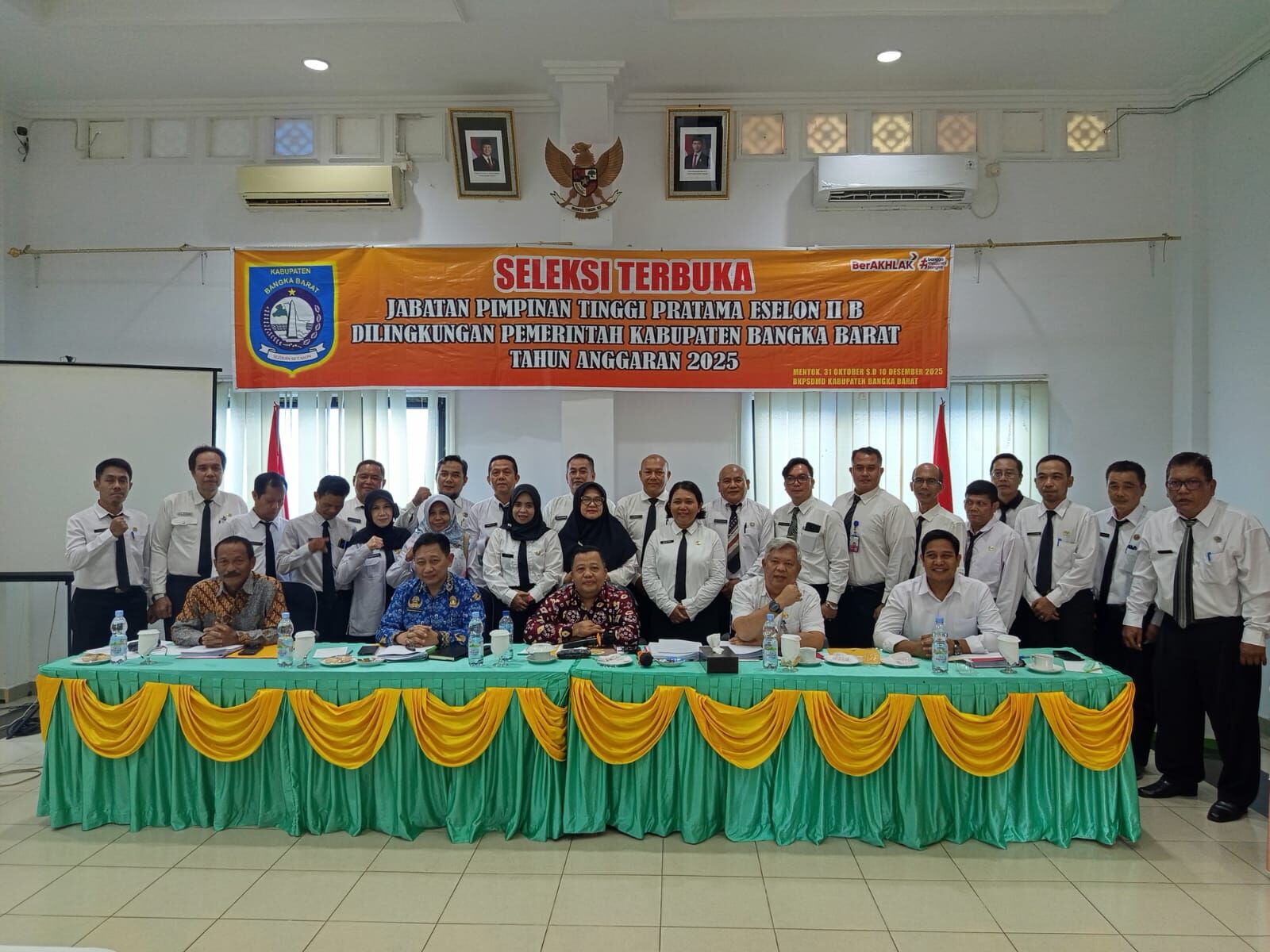 Dr. H . Iskandar,  S.Ag., S.H., M.Hum ditunjuk sebagai Ketua Tim seleksi Eselon II Kab.Bangka Barat