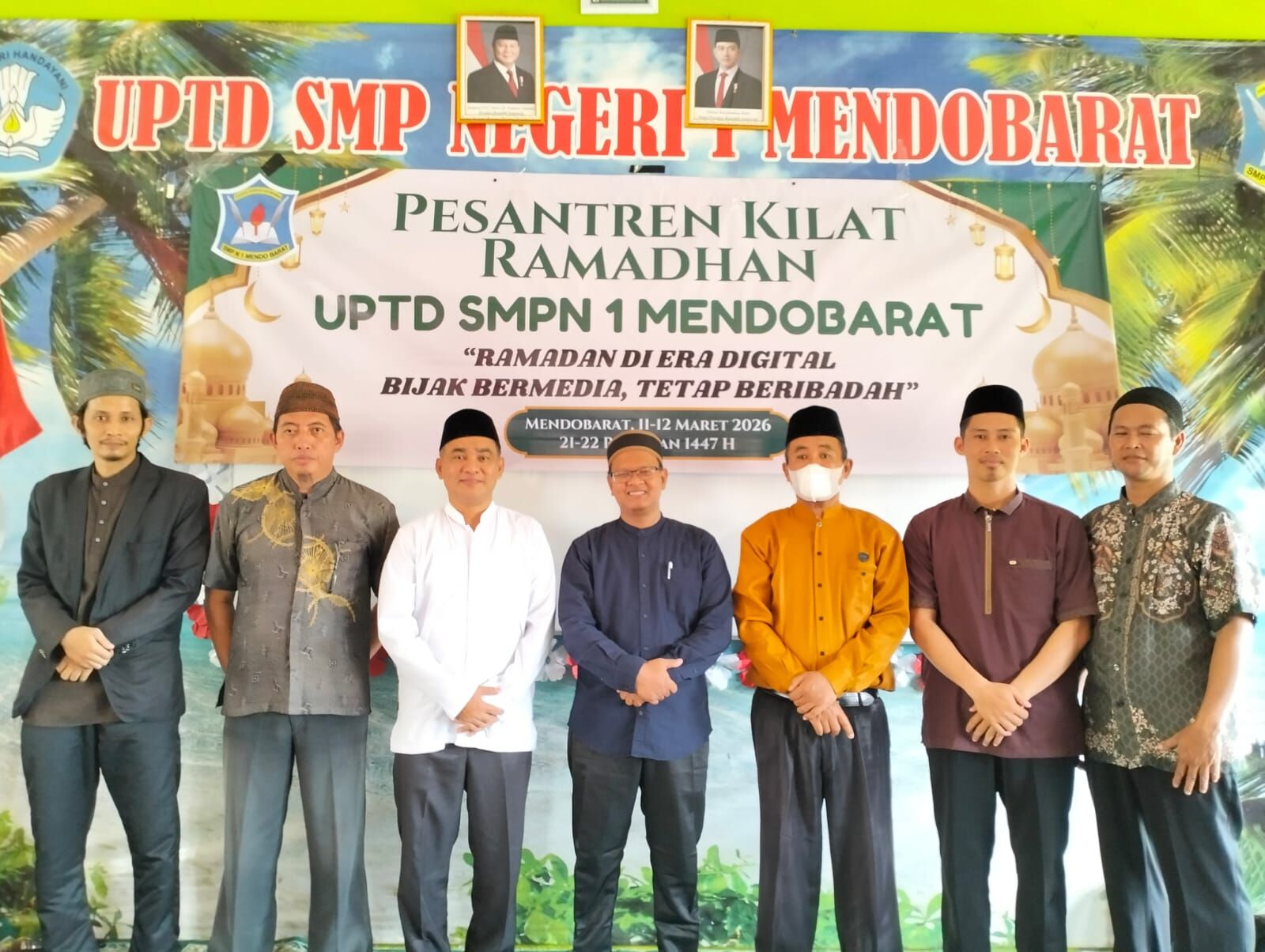 FDKI Mengaji Isi Pesantren Kilat Ramadhan di SMP Negeri 1 Mendobarat