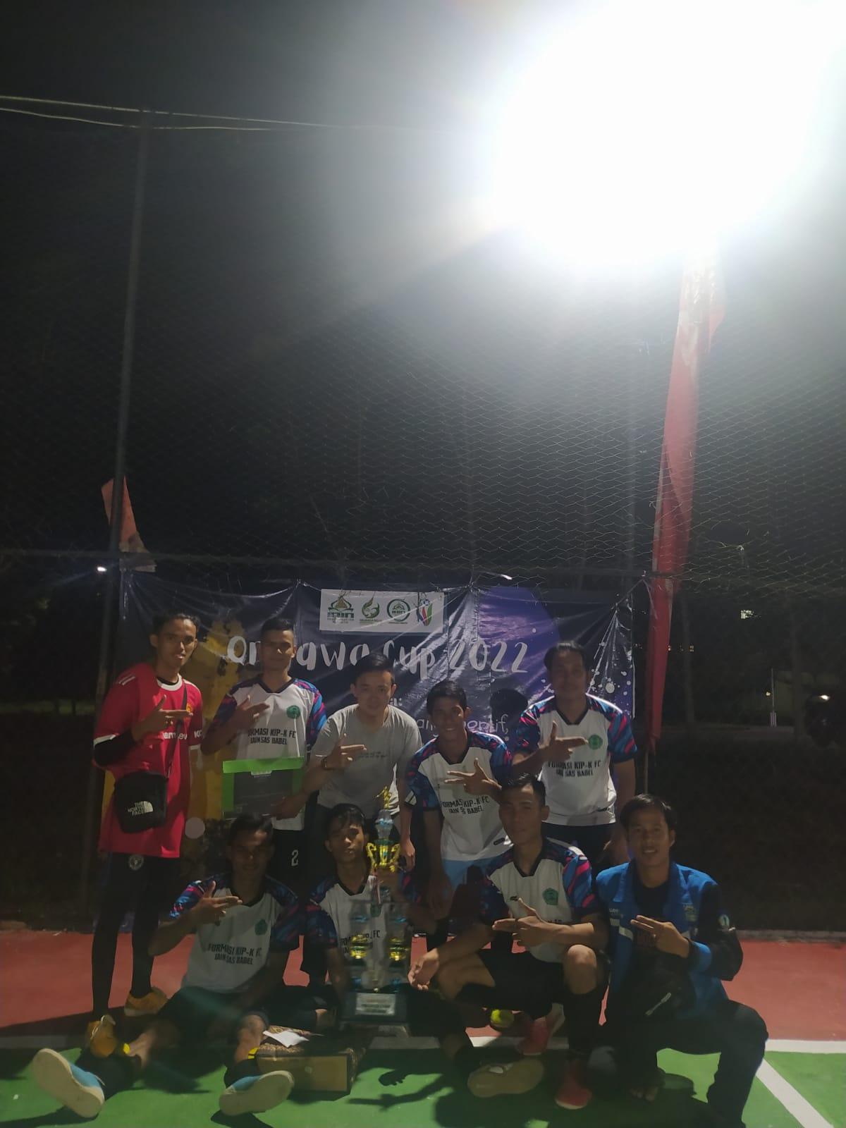 Tim Futsal Formasi KIP-K Juara 1 Turnamen Ormawa Cup Tahun 2022