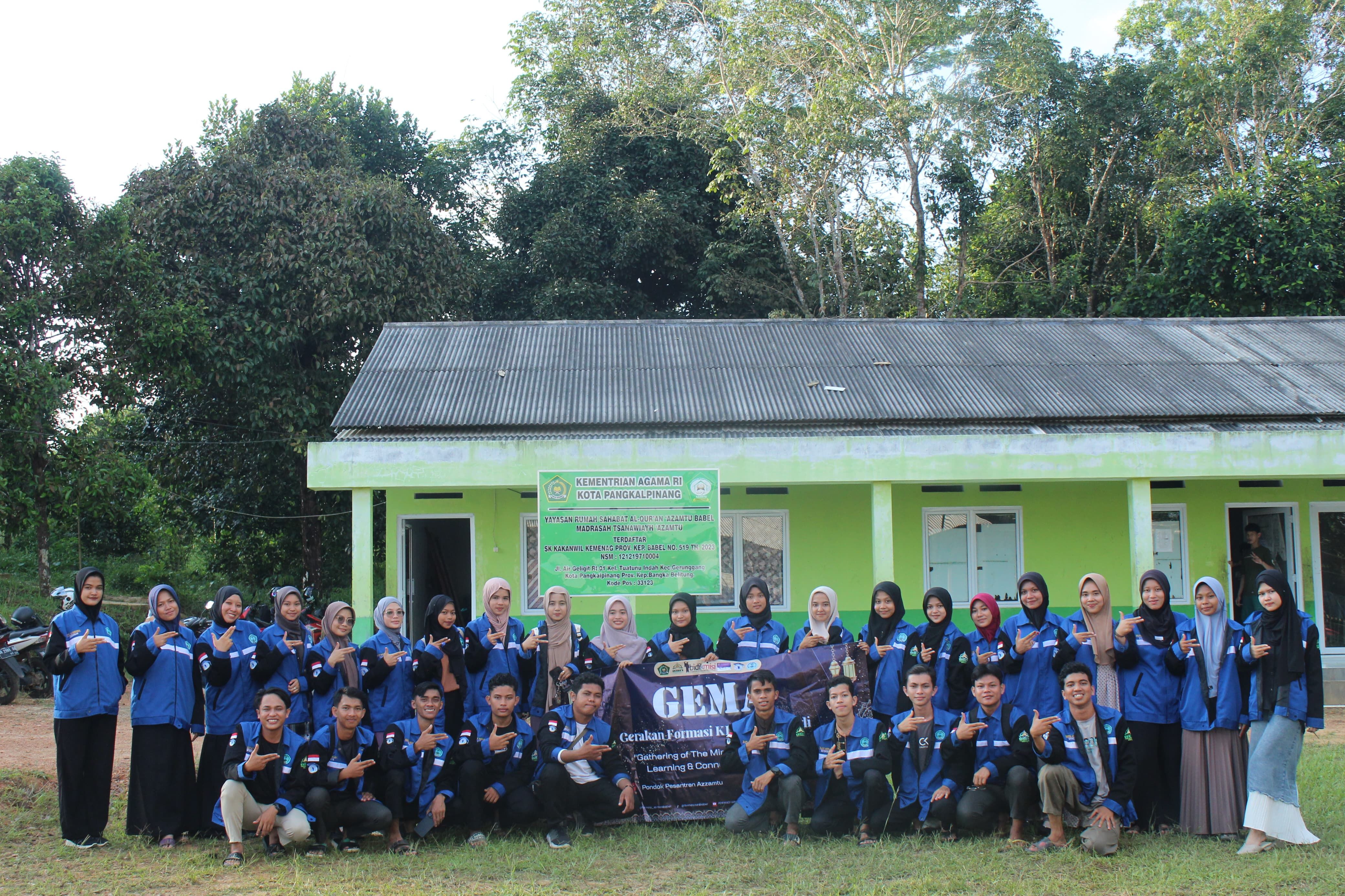 Formasi KIP-K IAIN SAS Babel Sukses Adakan Gerakan Mengabdi di Pondok Pesantren Azamtu