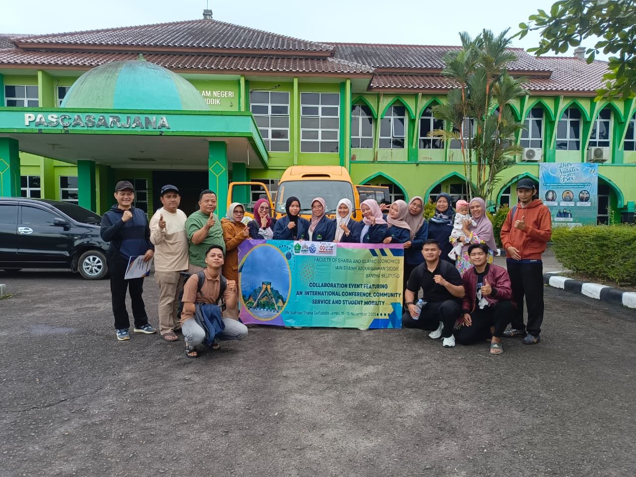 FSEI Kirim 9 Mahasiswa dan 7 Dosen ikut Conference Internasional di UIN Sulthan Thaha Jambi.