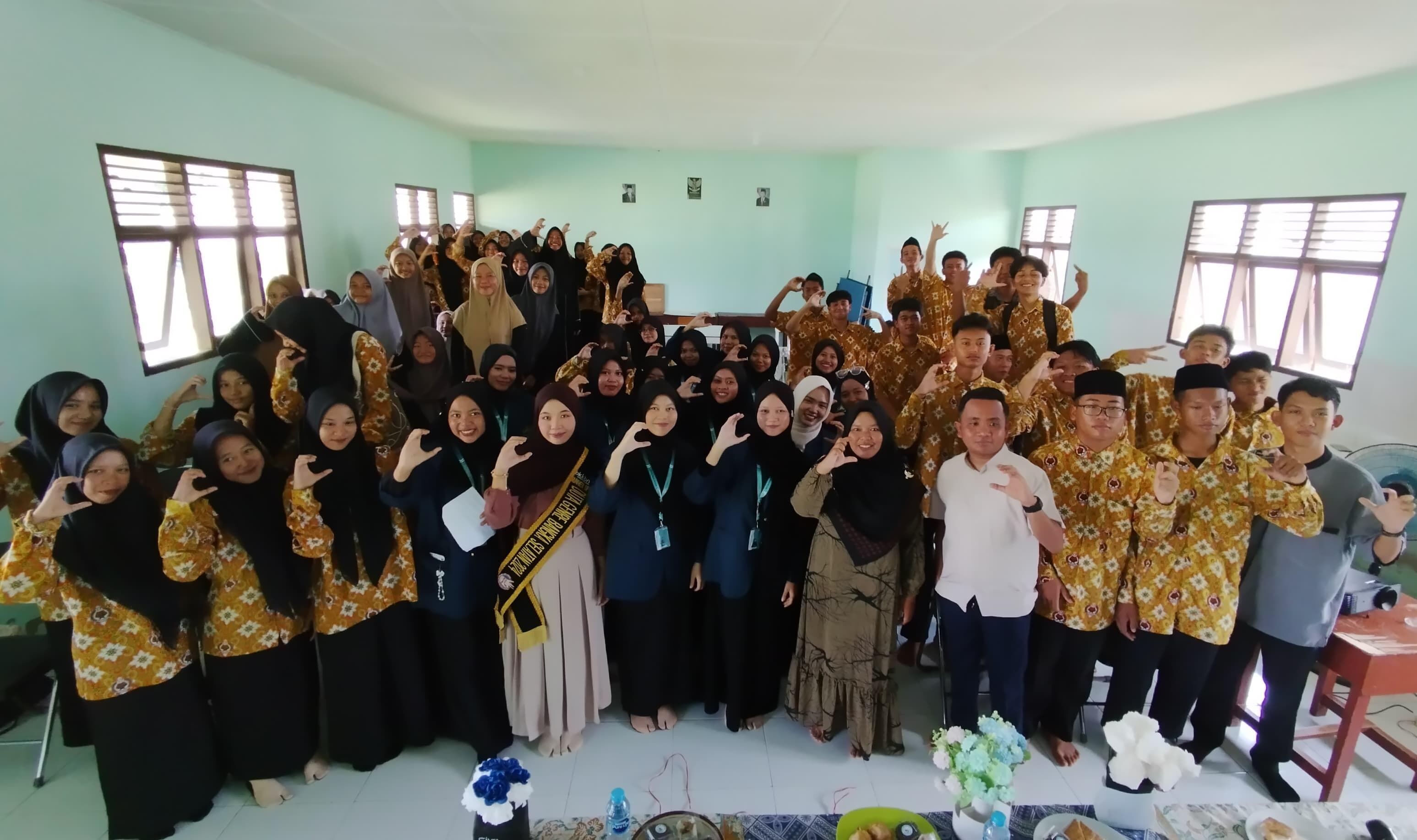 Hima Prodi BKPI Gelar Eduvision di Madrasah Aliyah Pondok Pesantren Nurul Ihsan Baturusa