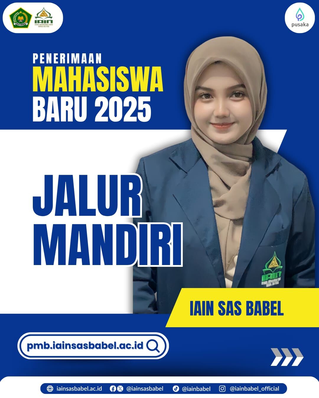 IAIN SAS Babel Buka Pendaftaran Mahasiswa Baru Jalur Mandiri Hingga 12 Juli 2025,  Ayooo Buruan Daftar