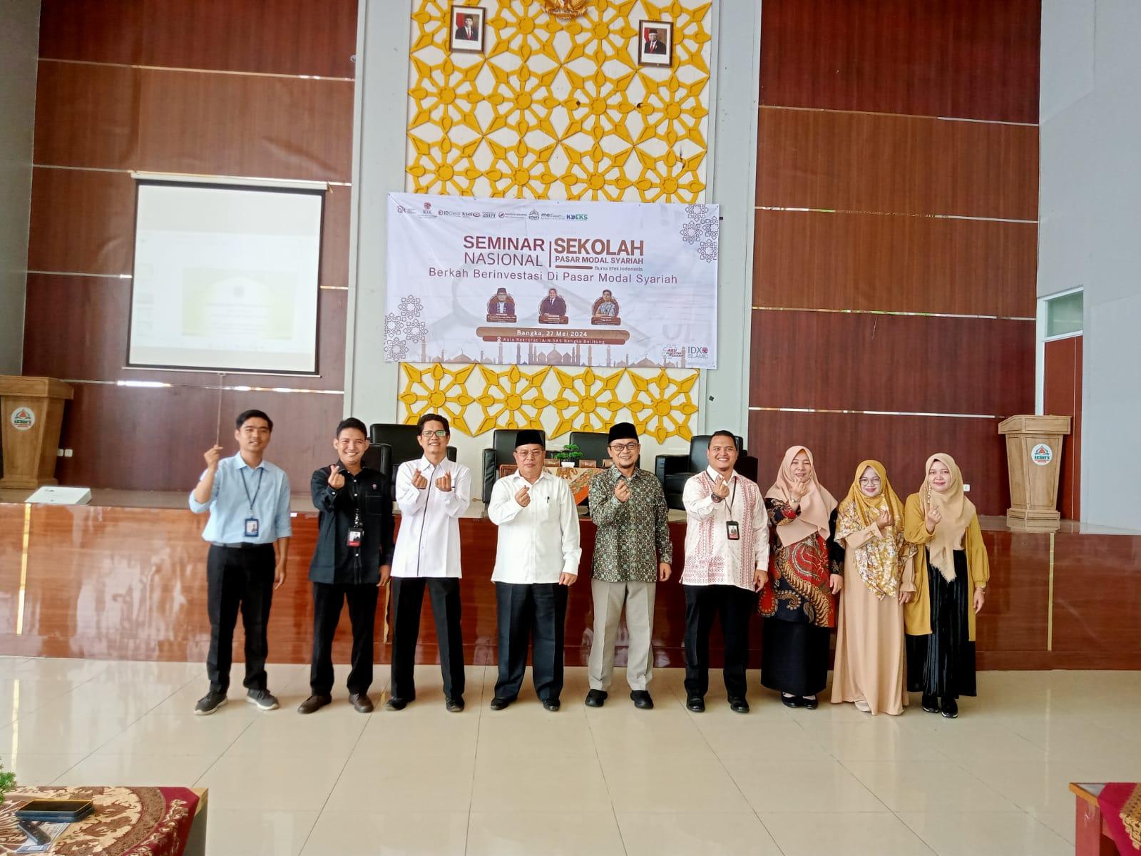 IAIN SAS Babel Gelar Seminar Nasional Pasar Modal Syariah untuk Mengedukasi Mahasiswa