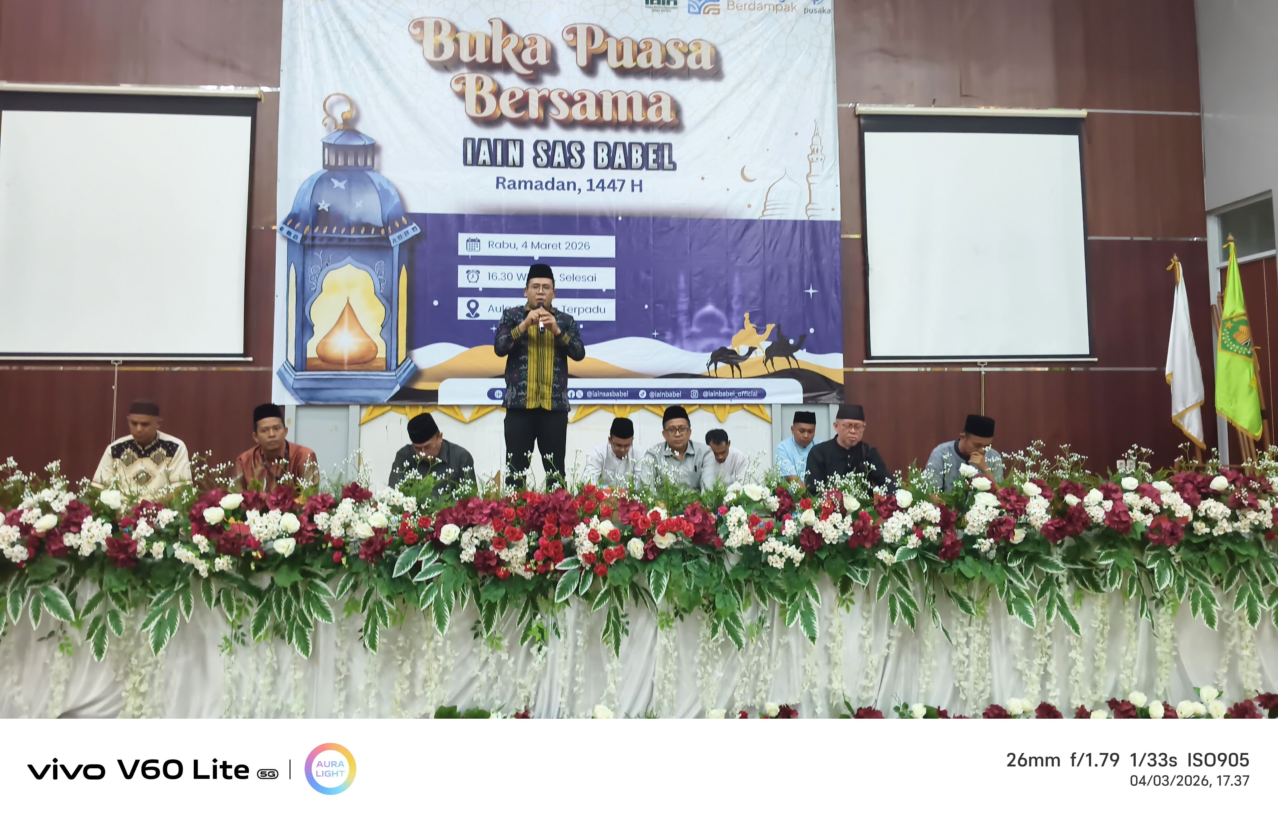 IAIN SAS Bangka Belitung Gelar Buka Puasa Bersama Sivitas Akademika