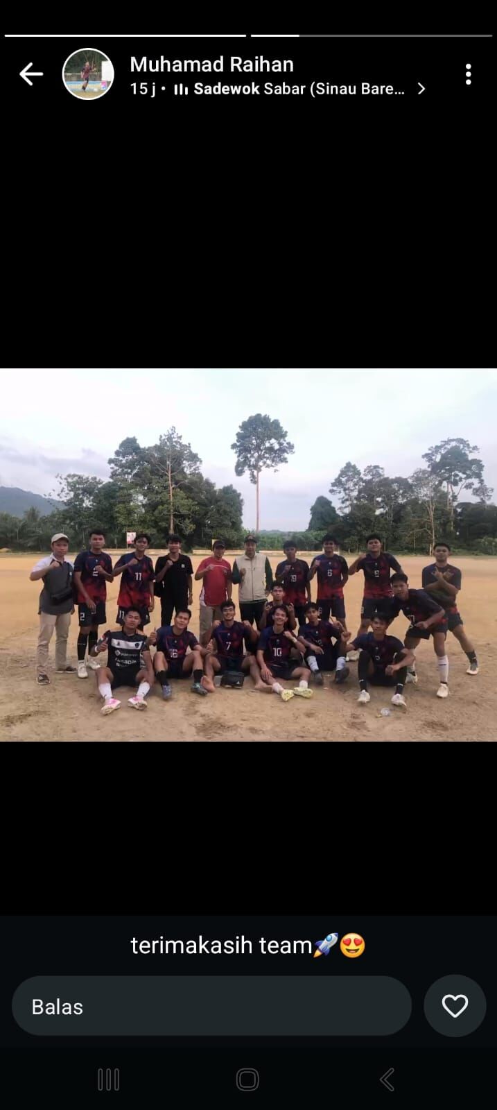 IAIN SAS FC lanjut ke Putaran ke 4 di Open Turnamen H. Duk Cup Desa Beruas, Bangka Tengah