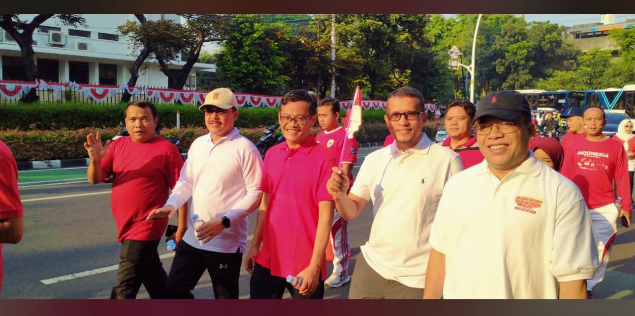 Ikuti Jalan Sehat Kerukunan Umat, Rektor IAIN SAS: Inilah Kehidupan Beragama di Indonesia, Saling Toleran