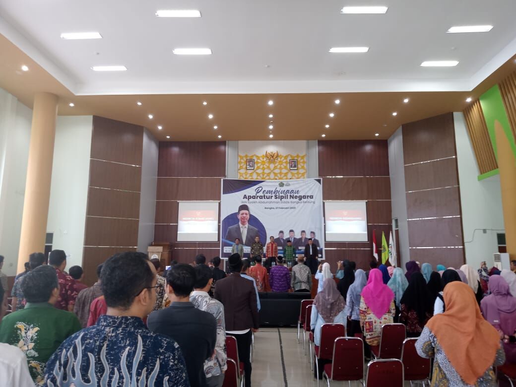 Irjen Kemenag RI Lakukan Pembinaan ASN di Kampus IAIN SAS Babel, Ini Arahannya