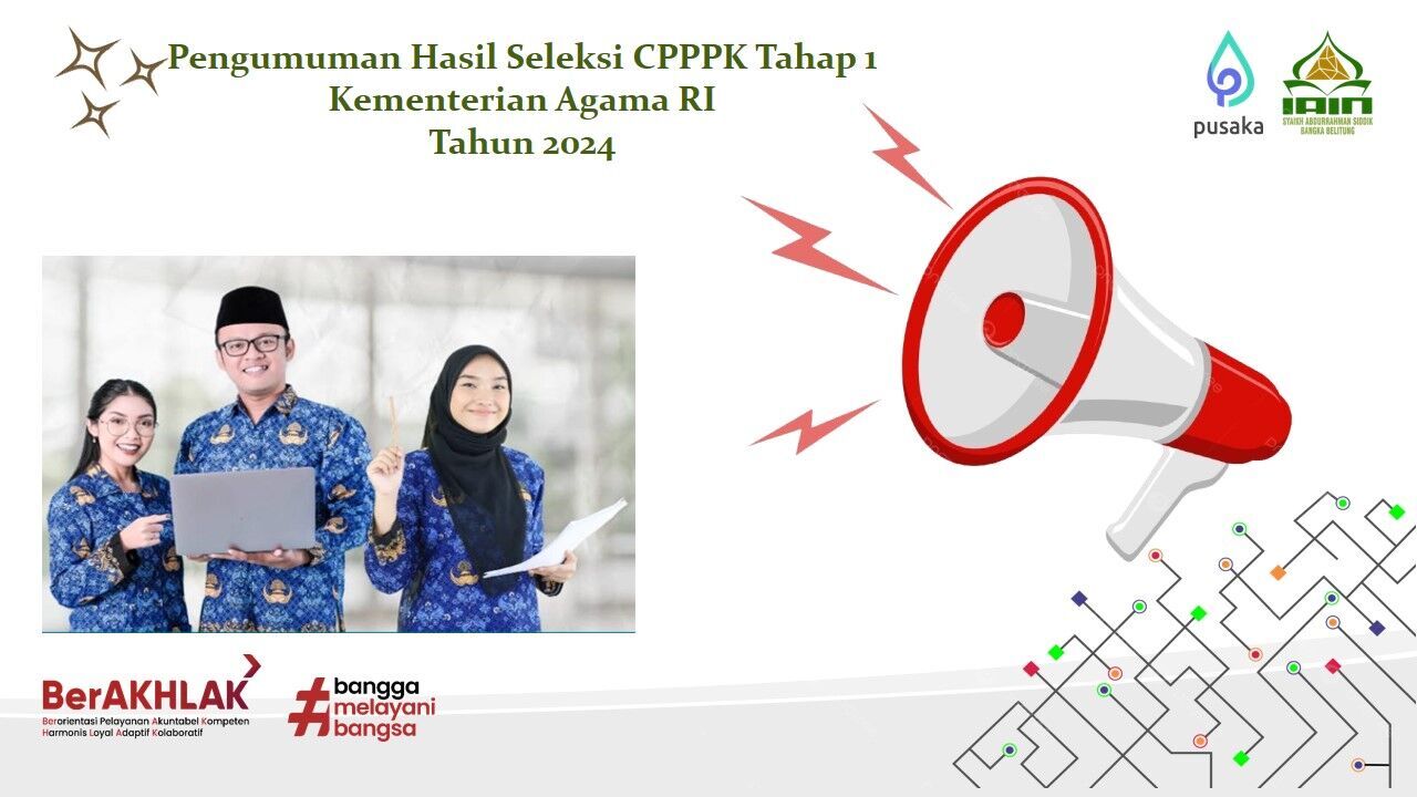 Kado Awal Tahun 2025, 26 Peserta IAIN SAS Bangka Belitung Lulus Seleksi PPPK Tahap Pertama