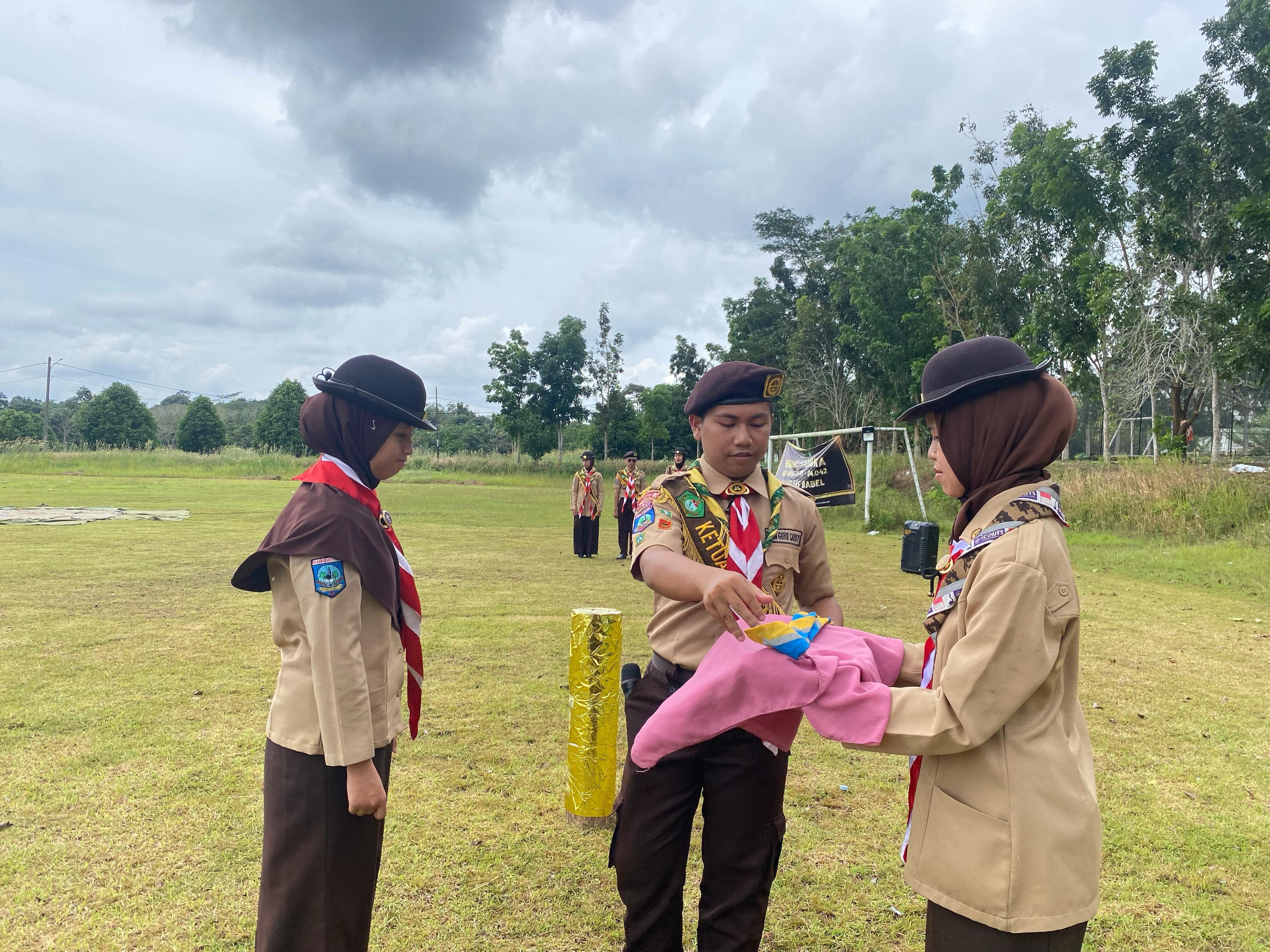 Kenalkan Budaya dan Adat, Gerakan Pramuka IAIN SAS Babel Gelar PBAR Ke- VI