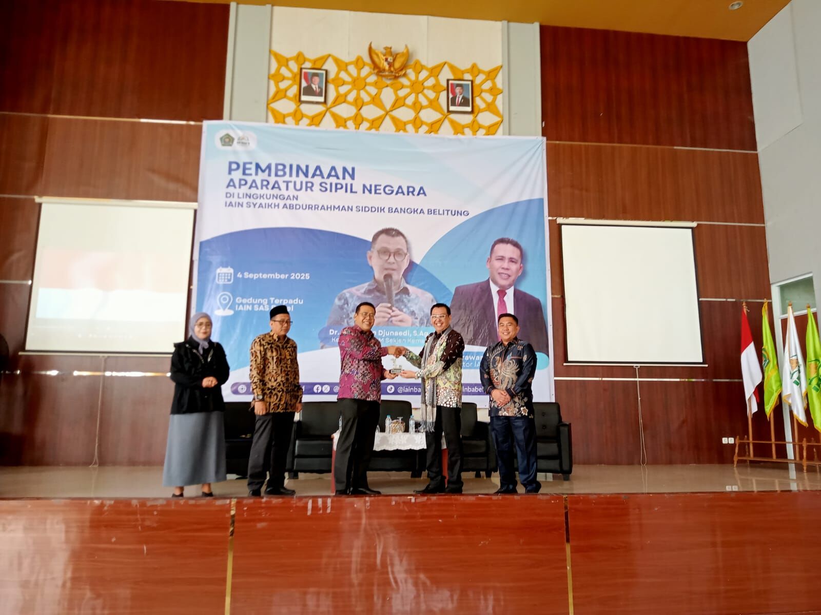 Kepala Biro SDM Kemenag RI Ingatkan ASN IAIN SAS Babel Miliki High Tech dan High Touch