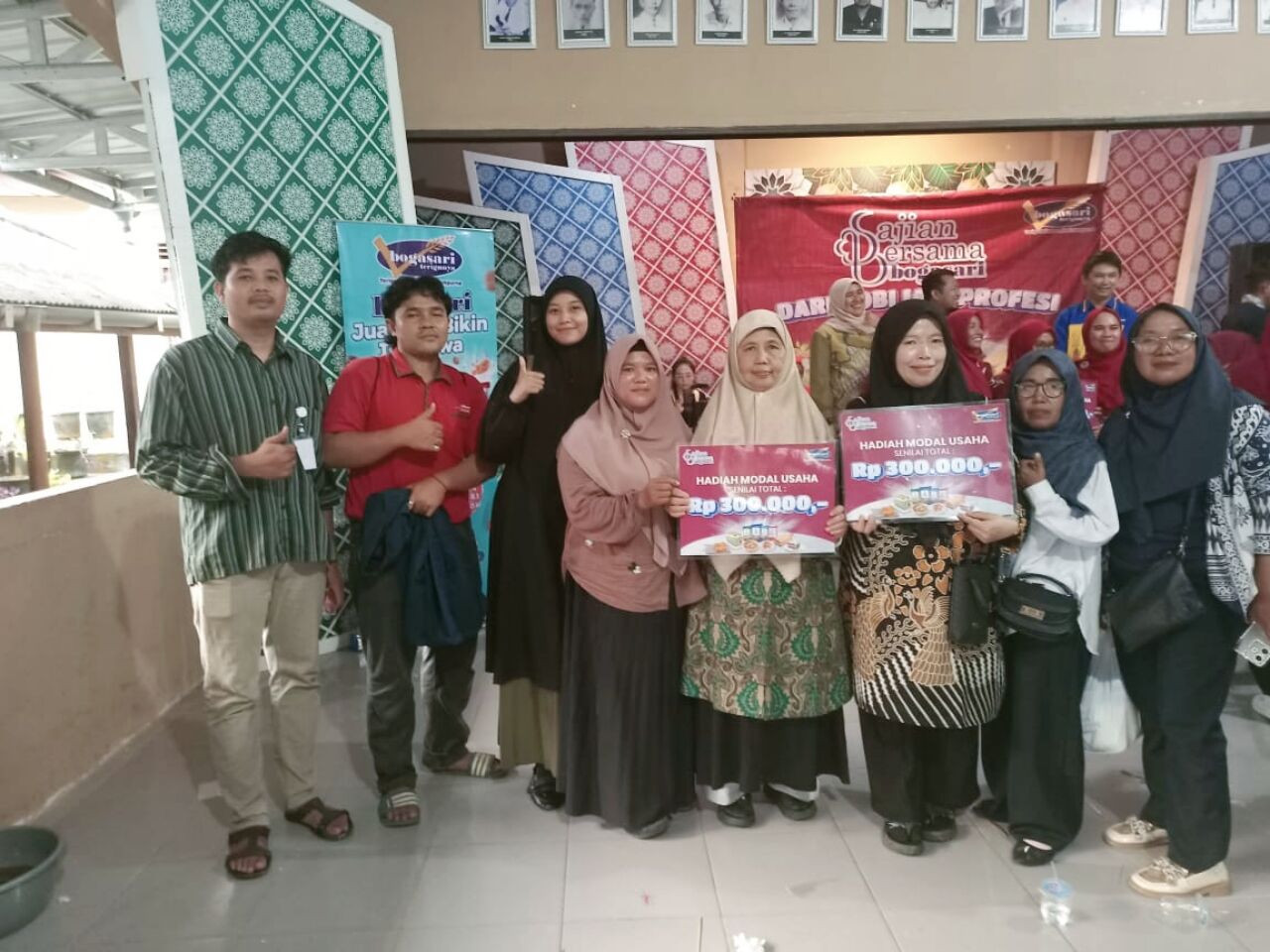 Kolaborasi Yayasan Ash-Shalihah dengan PKK dan Mahasiswa PPL Juara Lomba Memasak