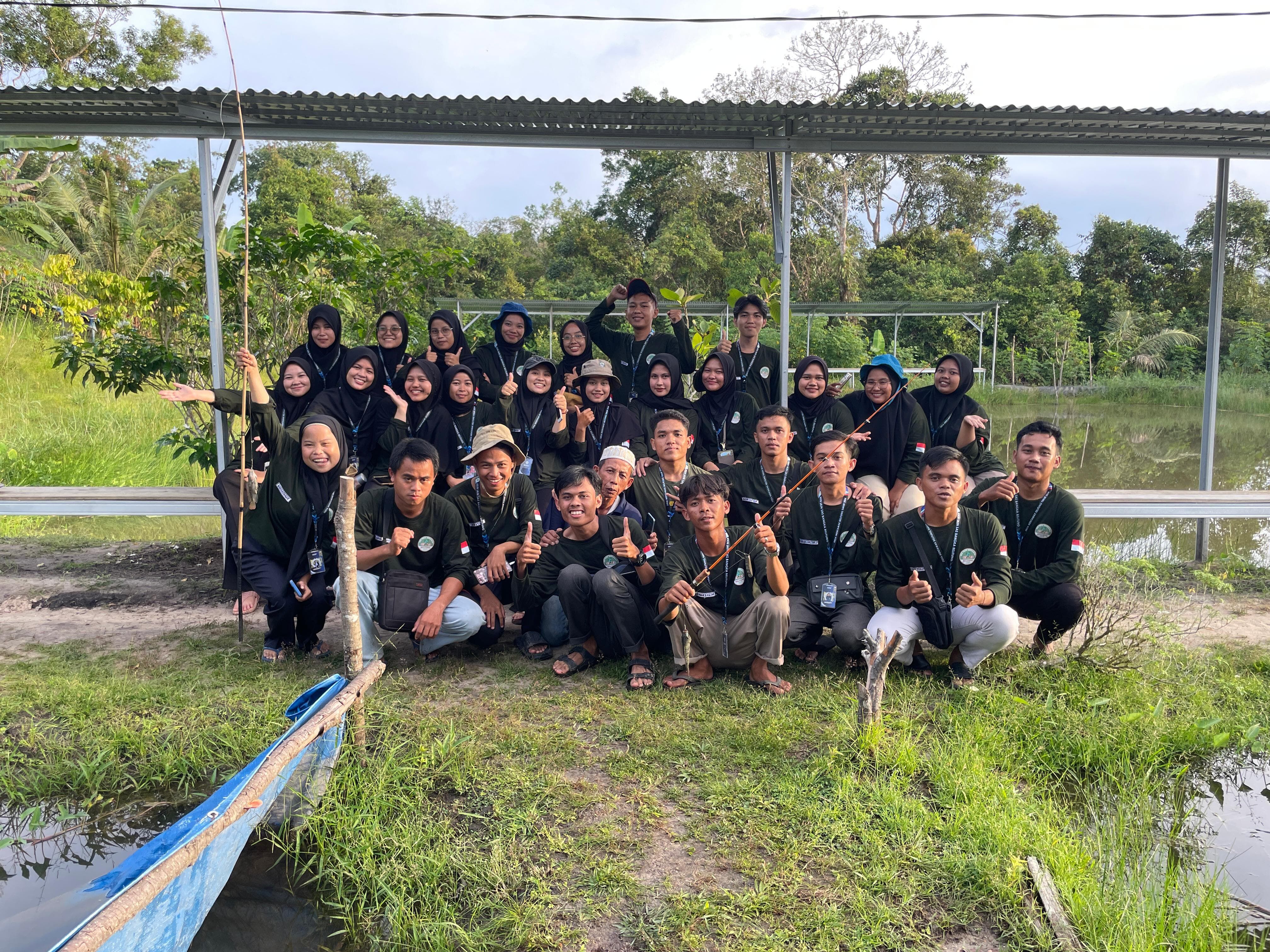 Mahasiswa KKN IAIN SAS Babel Kunjungi  Ke Holan City Air Luday.