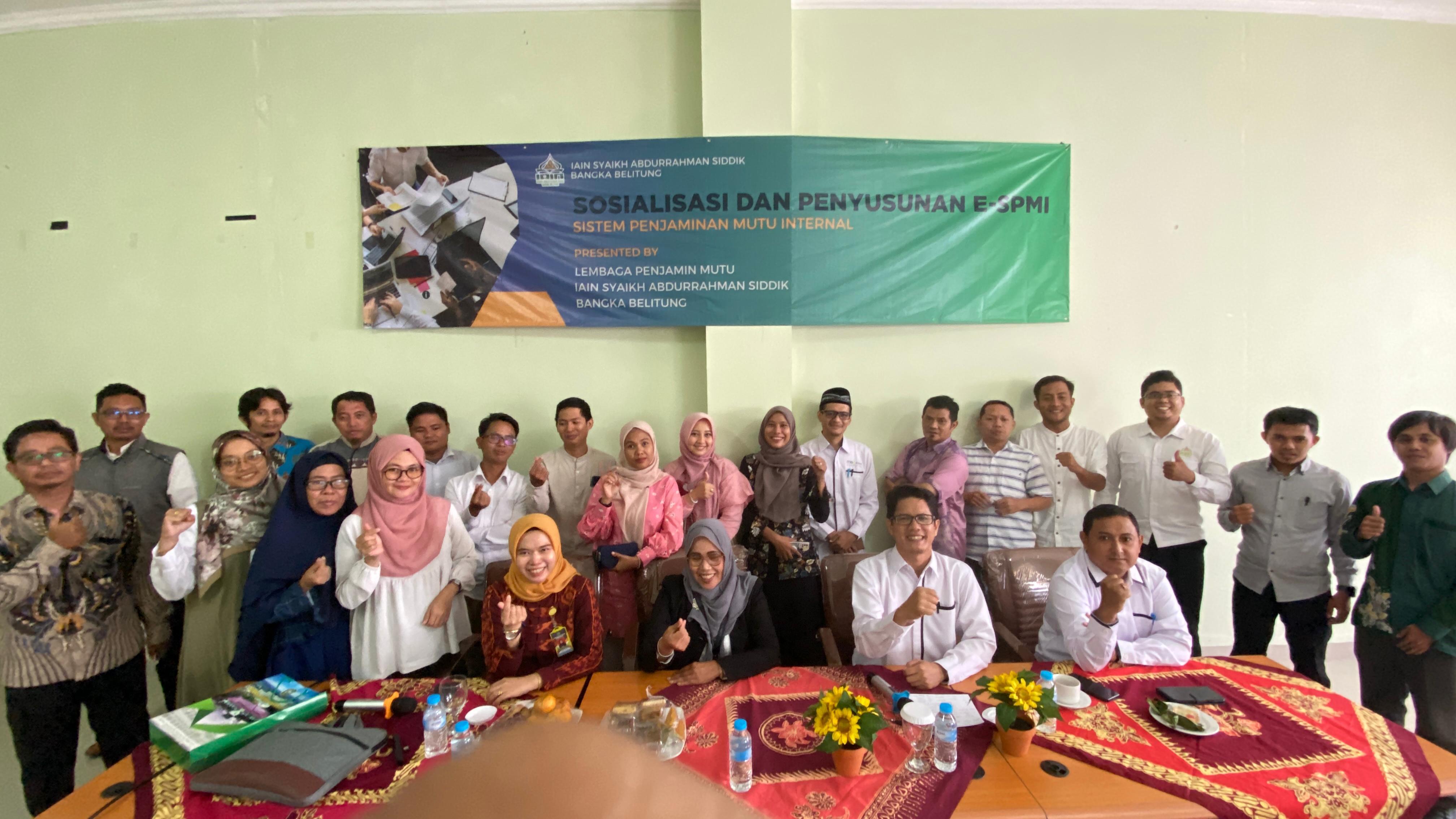 LPM IAIN SAS Bangka Belitung Gelar Sosialisasi E-SPMI Berbasis OBE