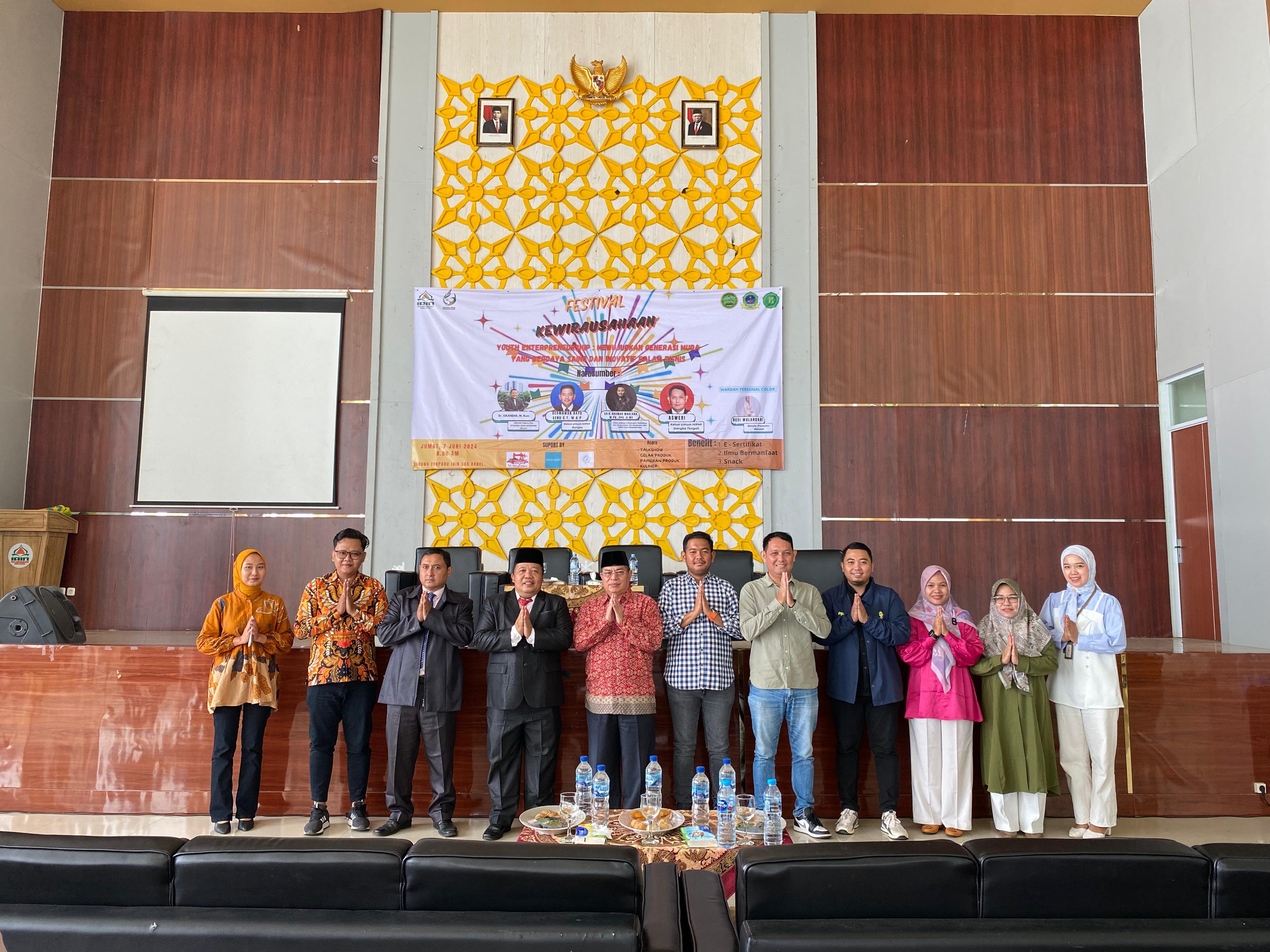 Mahasiswa Fakultas Syariah dan Ekonomi Islam IAIN SAS Babel Adakan Festival Kewirausahaan