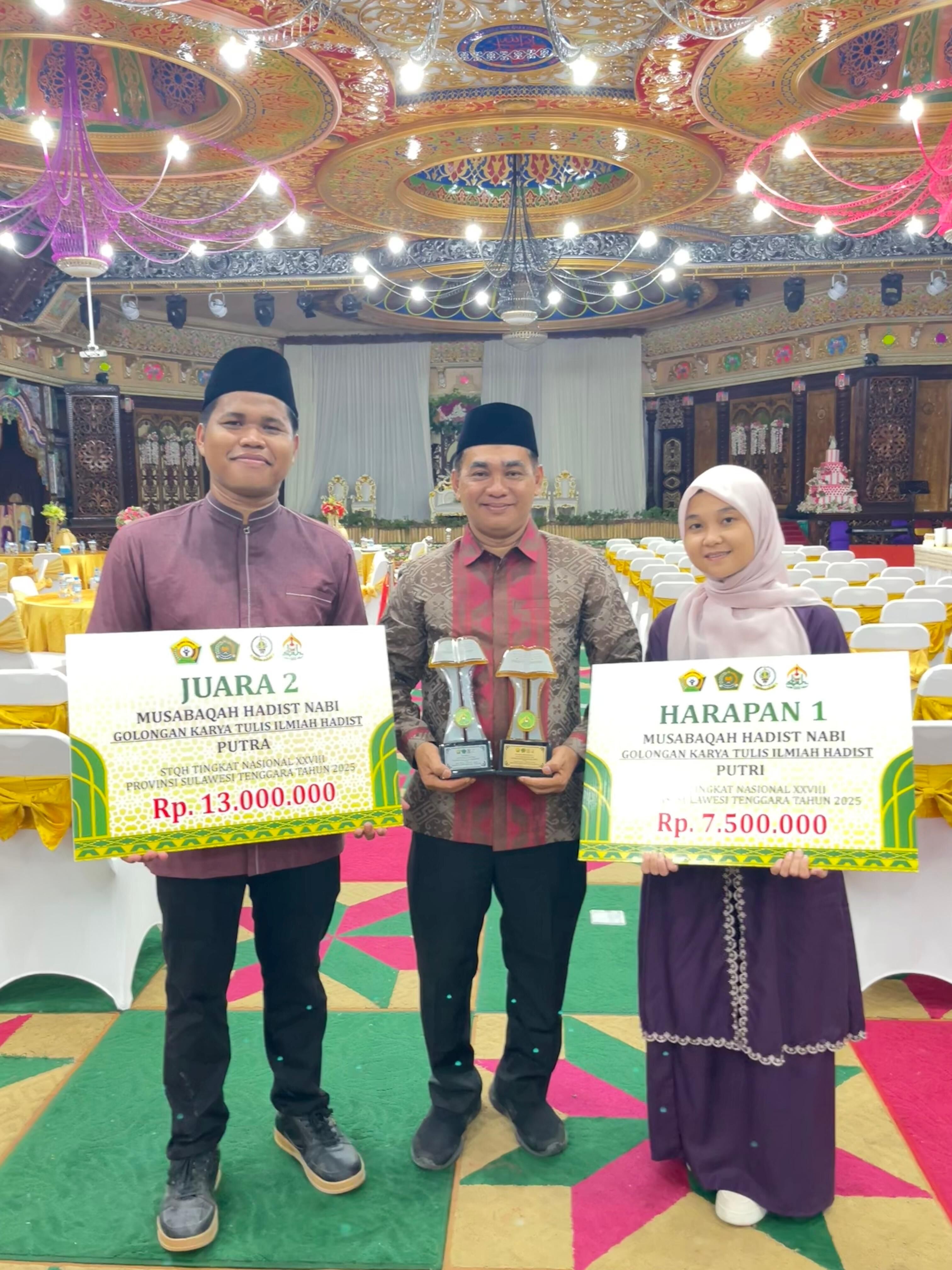 Mahasiswa IAIN SAS Babel Raih Juara II STQH Nasional XXVIII Tahun 2025 di Kota Kendari