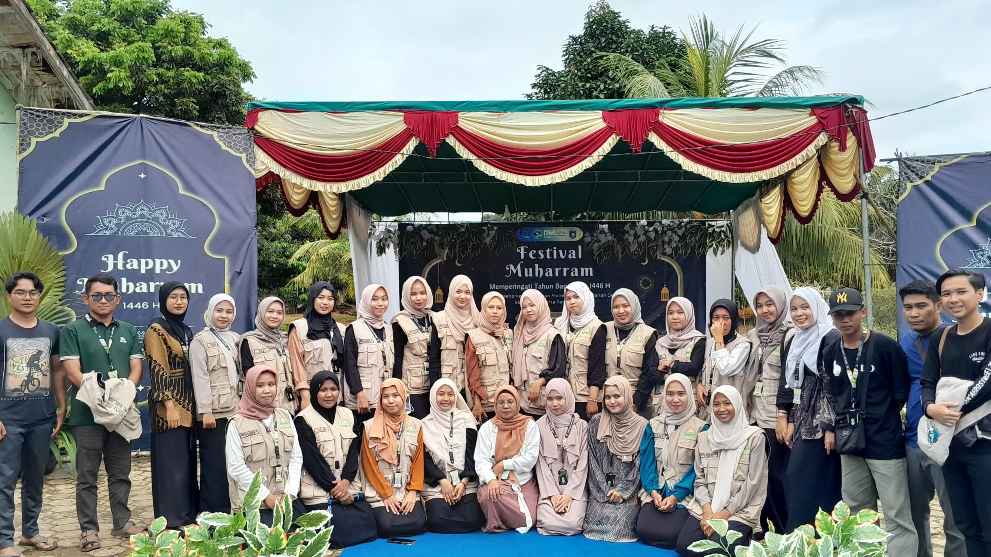 Mahasiswa KKN IAIN SAS Babel Adakan Festival Muharram di Desa Tuik