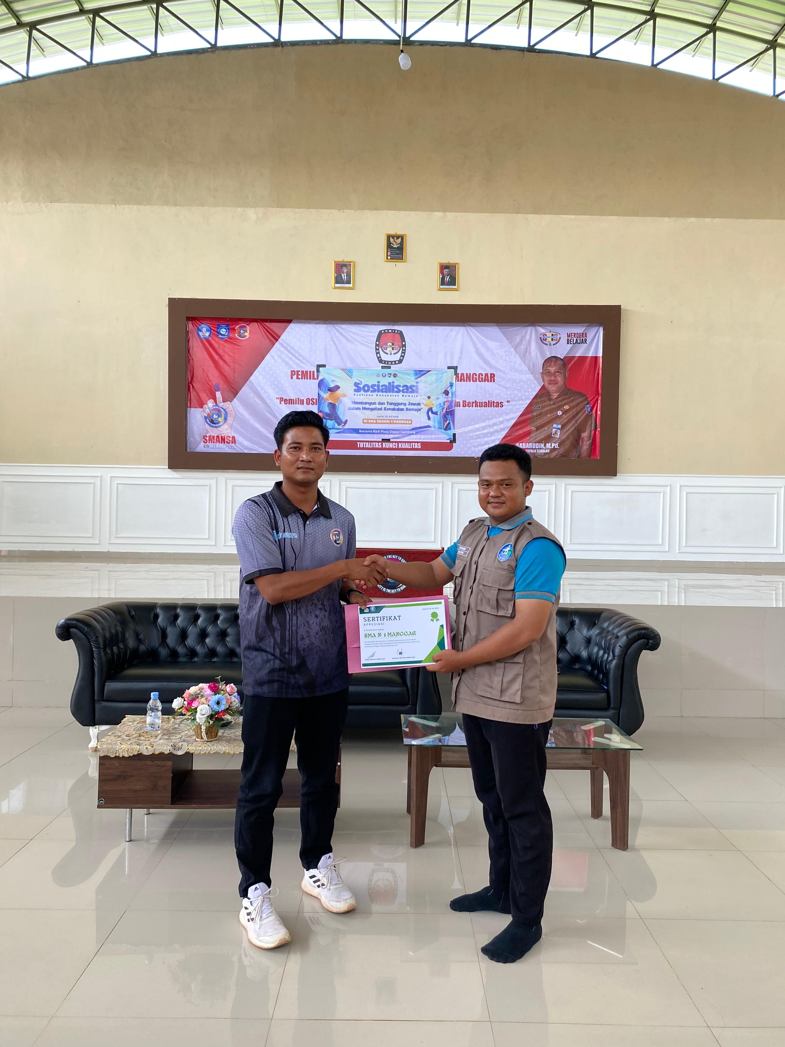 Mahasiswa KKN IAIN SAS Babel Adakan Sosialisasi Kenakalan Remaja di SMA Negeri 1 Manggar