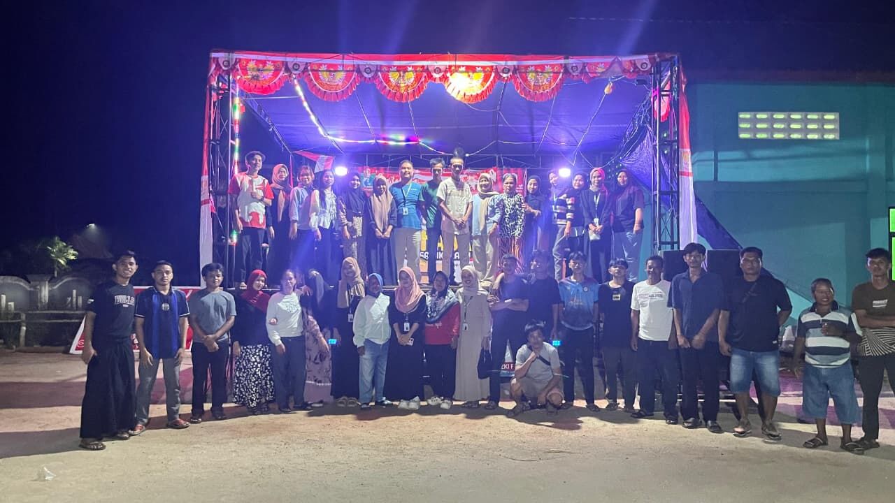 Mahasiswa KKN IAIN SAS Babel Bersama Karang Taruna dan Perangkat Desa Aik Madu Gelar Perayaan HUT RI ke-80