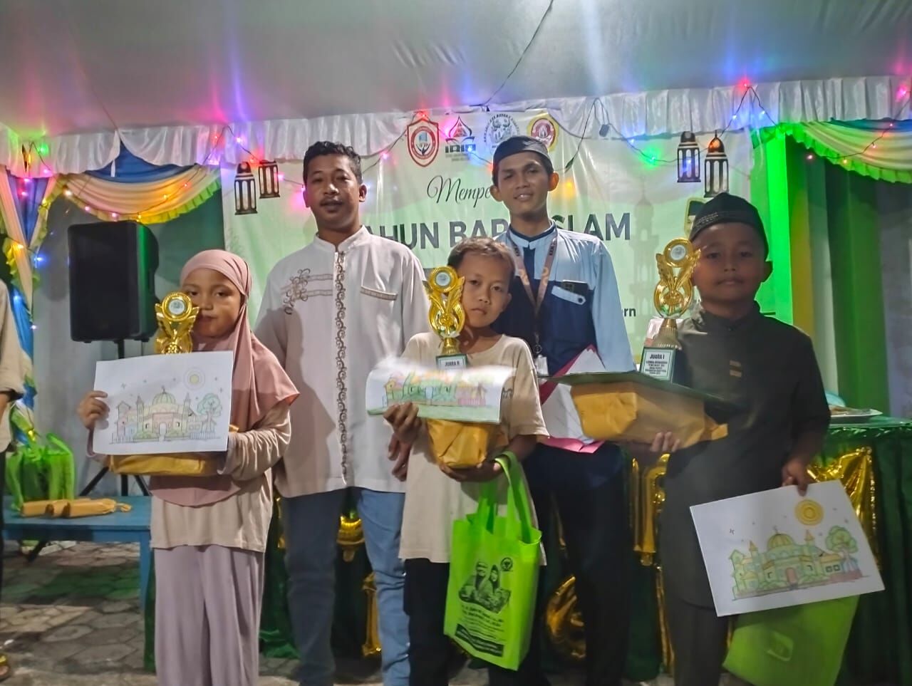 Mahasiswa KKN IAIN SAS Babel Bersama Karang Taruna Sukses Gelar Peringati 1 Muharram Perdana di Desa Puput