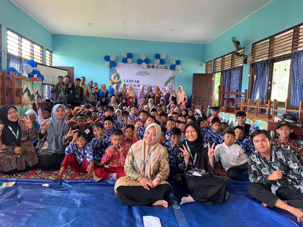 Mahasiswa KKN IAIN SAS Babel Gelar Lomba Gebyar Satu Muharram di SDN 18 Desa Lalang Jaya