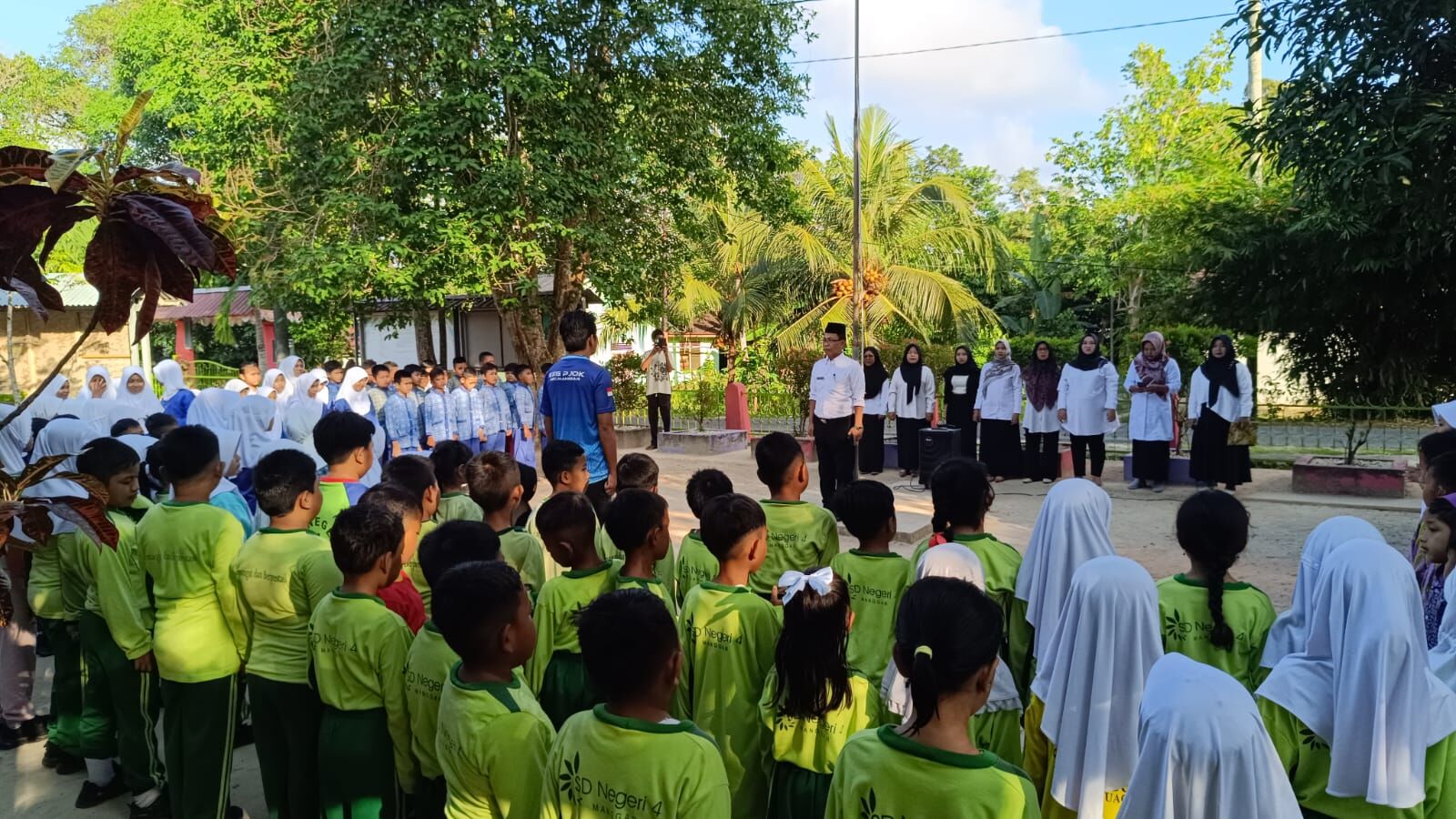 Mahasiswa KKN IAIN SAS Babel Ikut Meriahkan Peringatan Hari Anak Nasional di SDN 04 Manggar, Belitung Timur