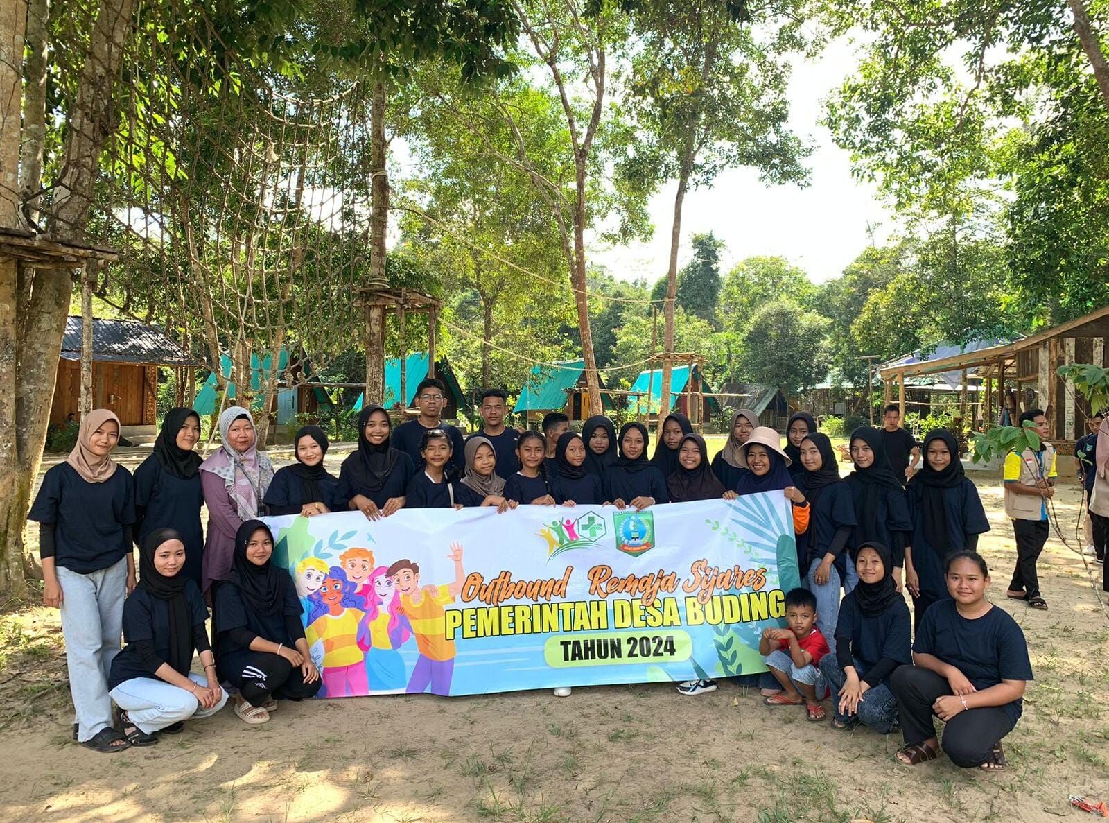 Mahasiswa KKN IAIN SAS Babel Ikut Sukseskan Kegiatan Kolaborasi Sejares dan Karang Taruna Desa Buding