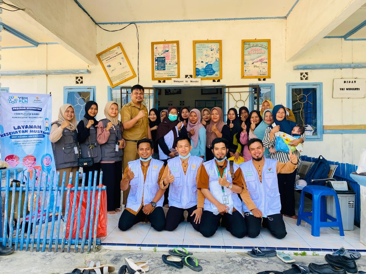 Mahasiswa KKN IAIN SAS Babel Kelompok 22 Turut Berkontribusi dalam Program Layanan Kesehatan di Dusun Sadap, Desa Perlang