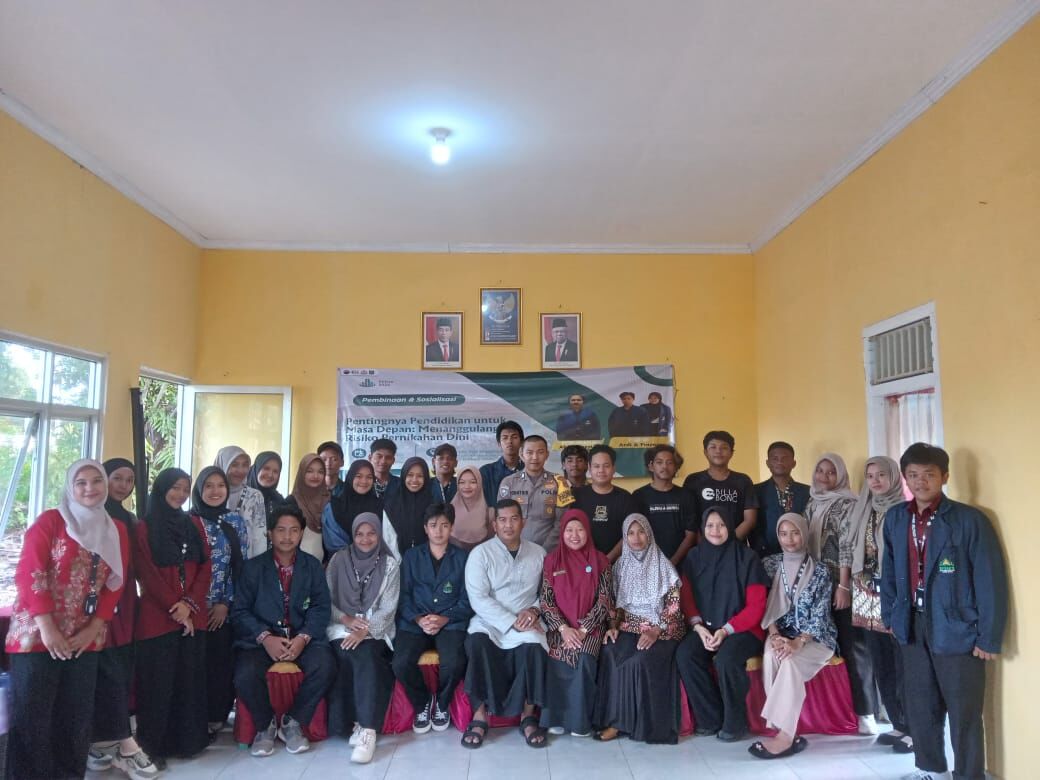 Sosialisasi Pendidikan dan Pencegahan Pernikahan Dini oleh Mahasiswa KKN IAIN SAS Babel di Desa Jangkang