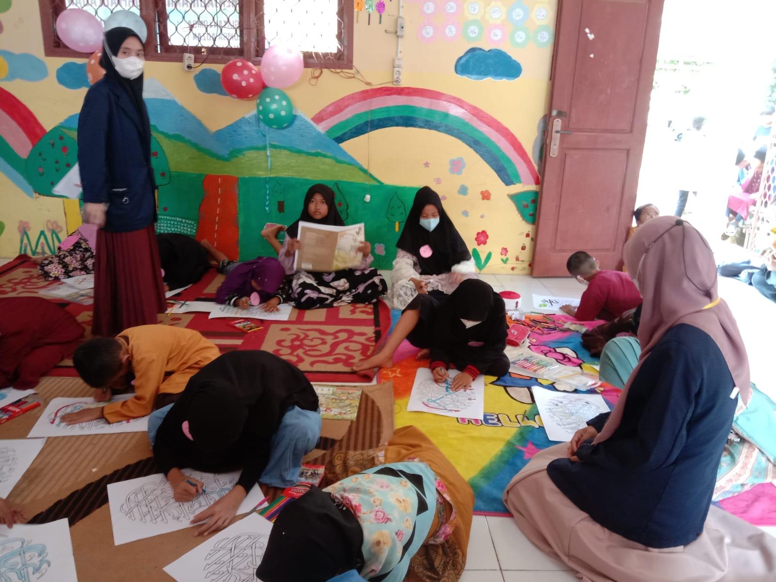 Mahasiswa KKN IAIN SAS Bangka Belitung Membantu Mengajar TPA/ TPQ  Al Hasanah di Desa Bukit Kijang